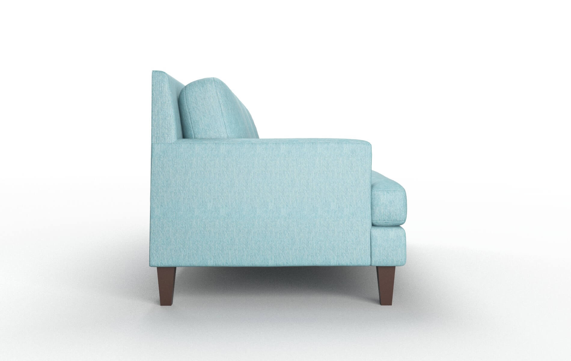Marseille Lana Peacock Sofa espresso legs 3