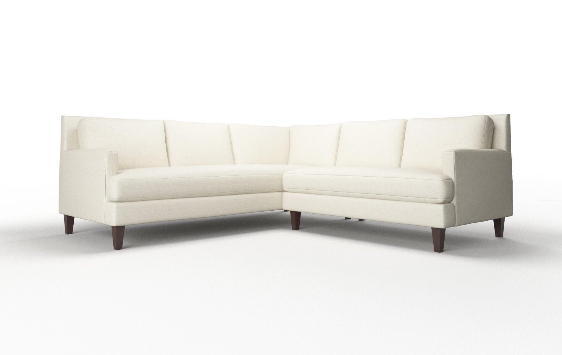 Marseille Lana Sand Sectional espresso legs 1