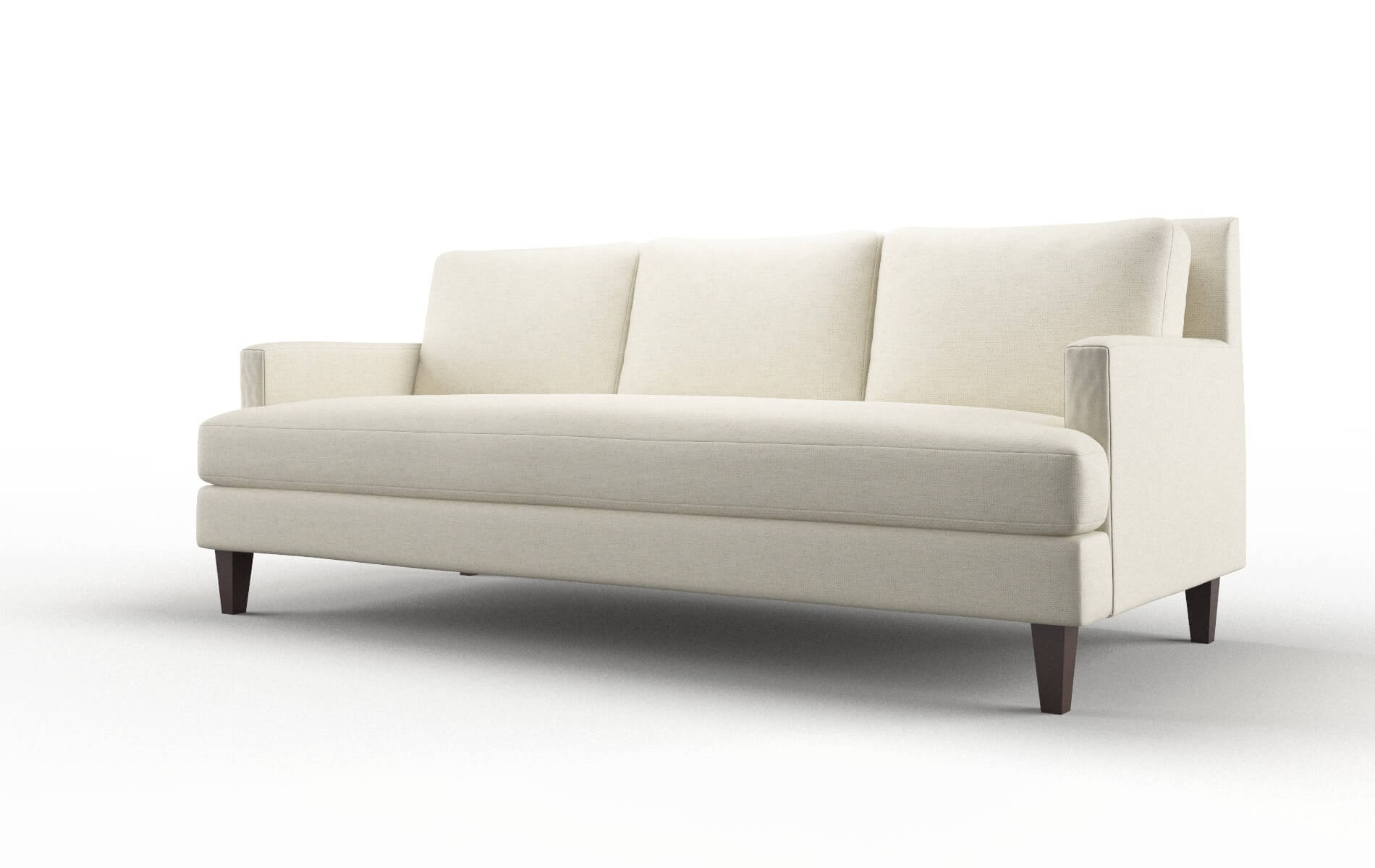 Marseille Lana Sand Sofa espresso legs 4