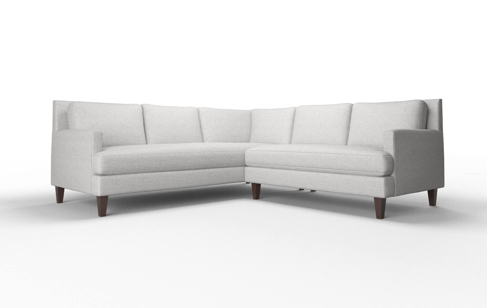 Marseille Malibu Dove Sectional espresso legs 1
