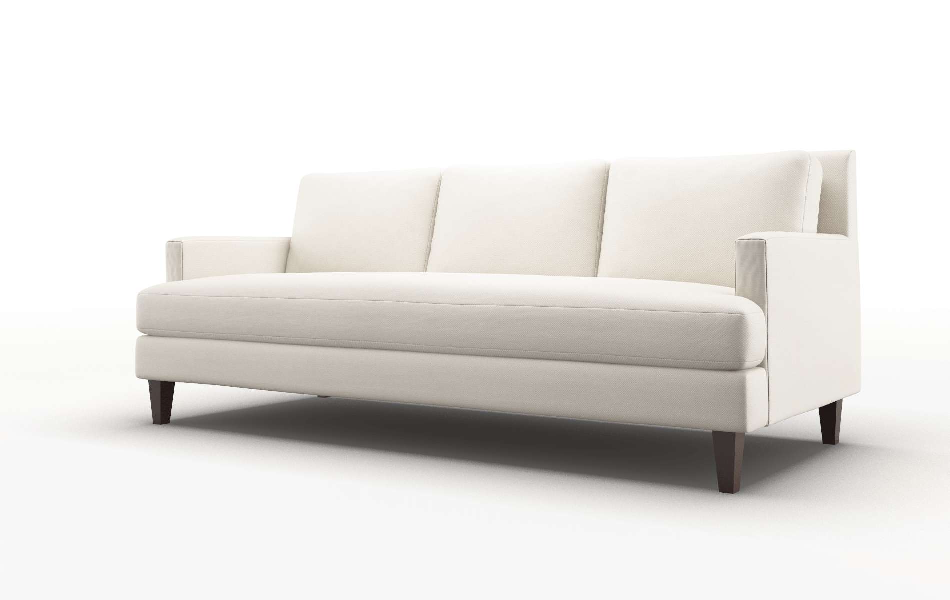 Marseille Malibu Linen Sofa espresso legs 4
