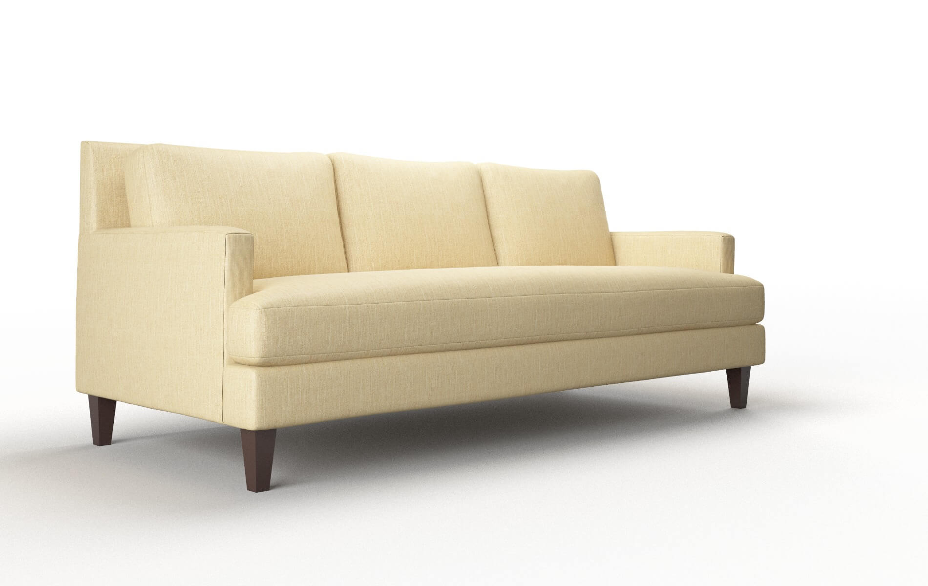 Marseille Malibu Maize Sofa espresso legs 2