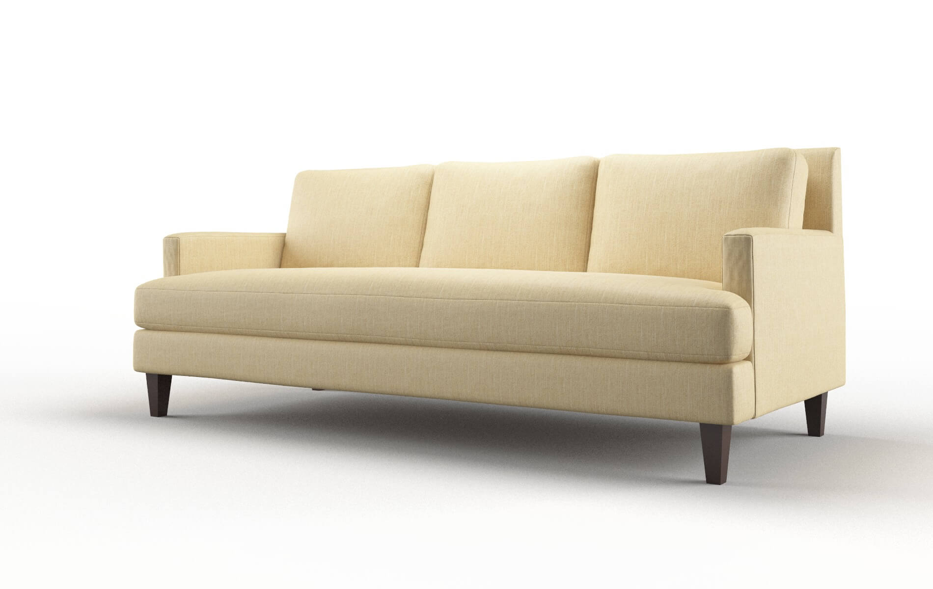 Marseille Malibu Maize Sofa espresso legs 4