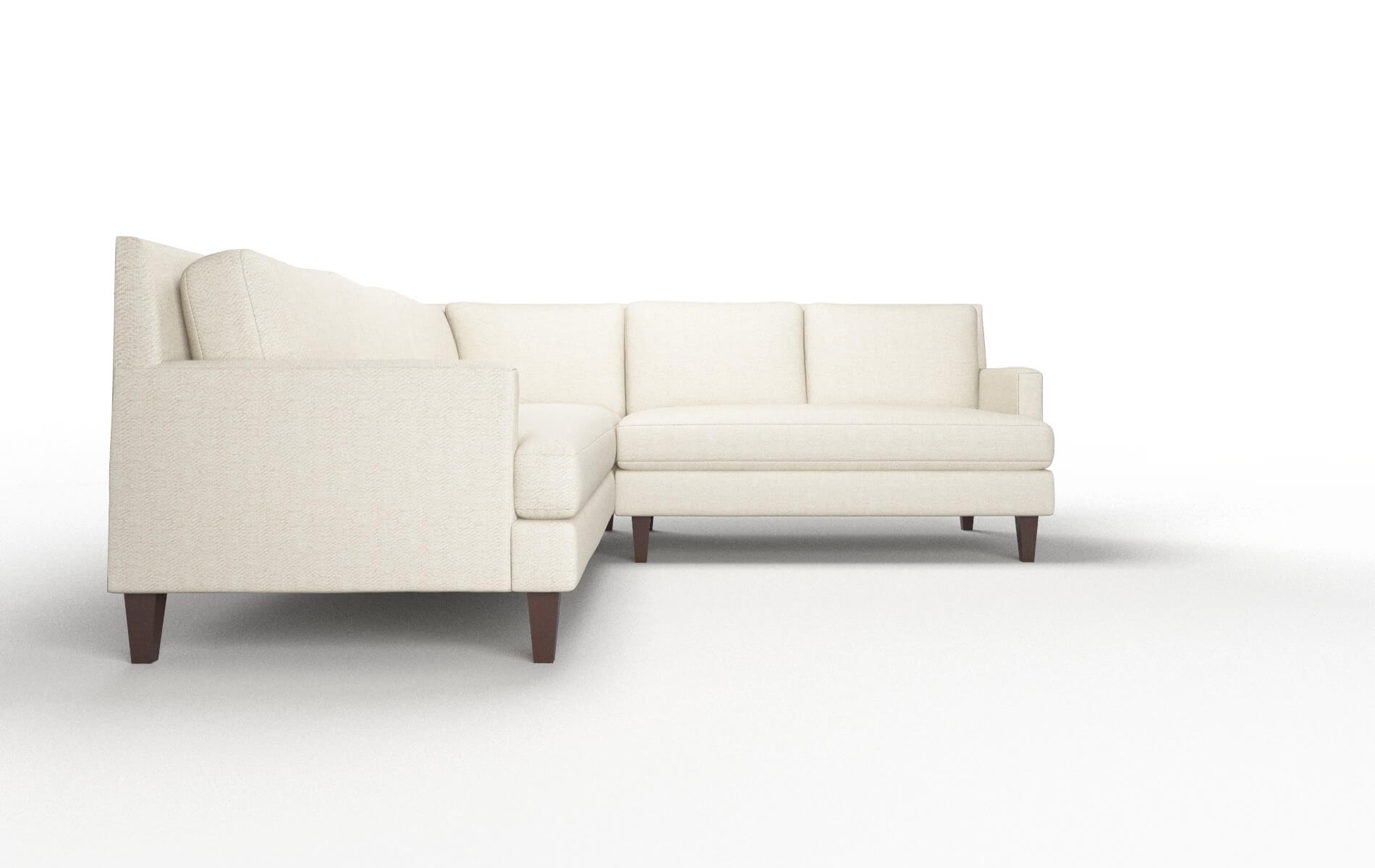 Marseille Malibu Sand Sectional espresso legs 2