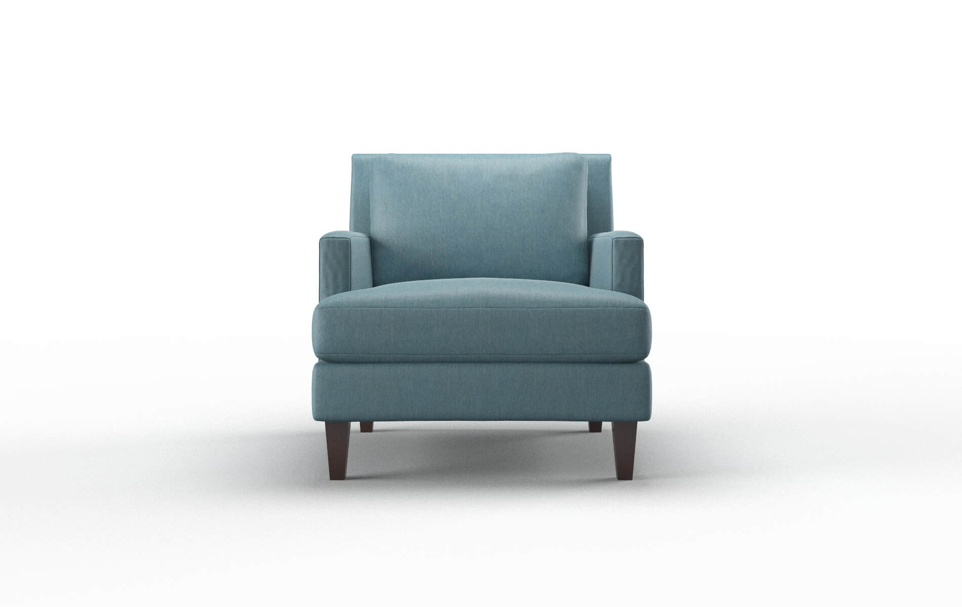 Marseille Merit peacock Chair Espresso Legs  1