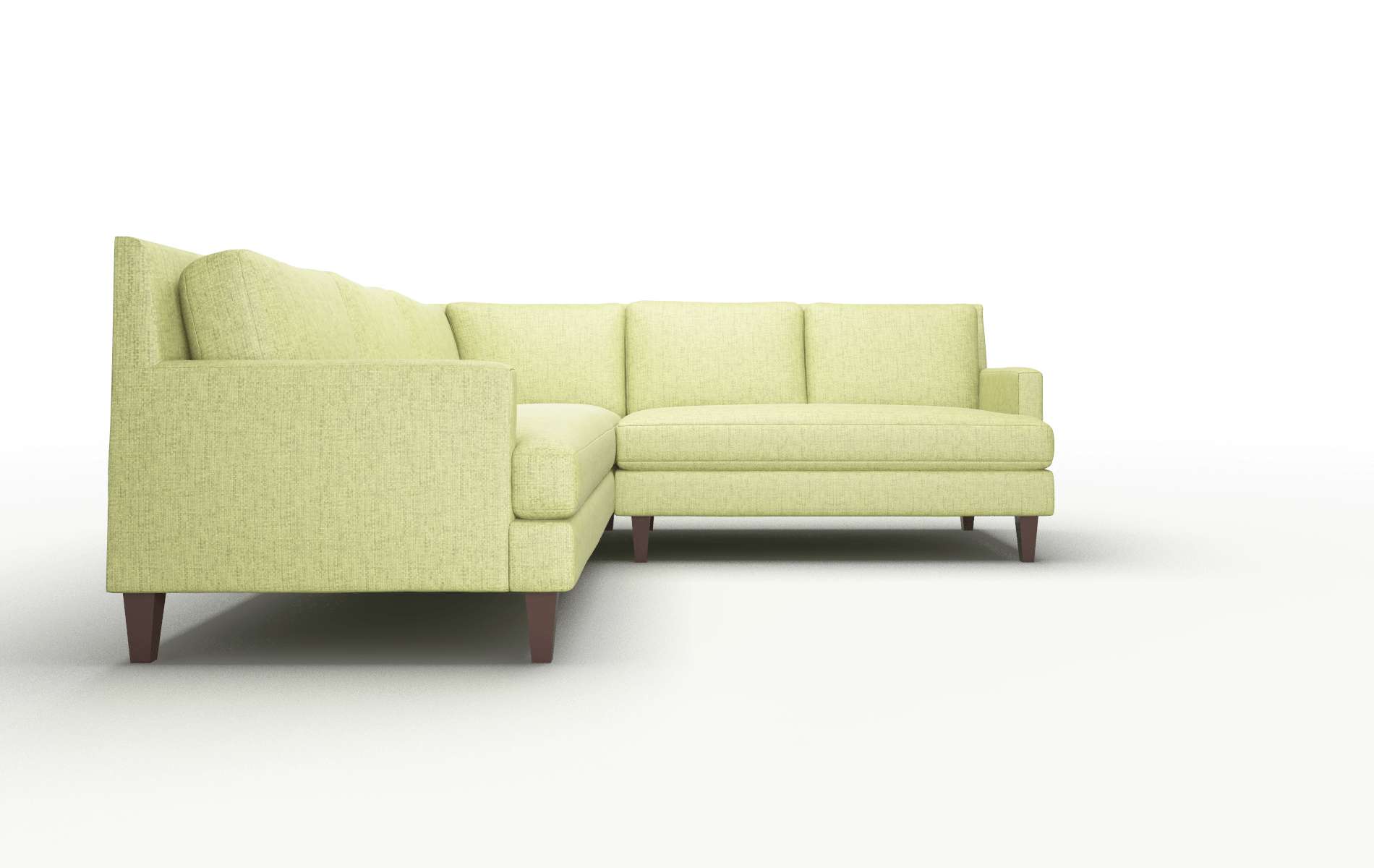 Marseille Notion Appletini Sectional espresso legs 2