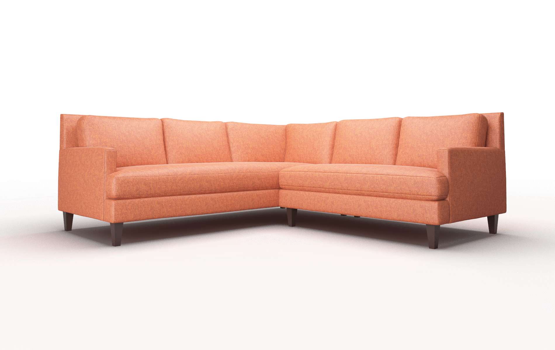 Marseille Notion Tang Sectional espresso legs