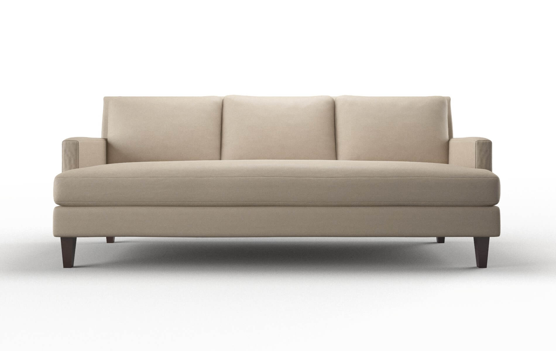 Marseille Oakley Taupe Sofa espresso legs 1