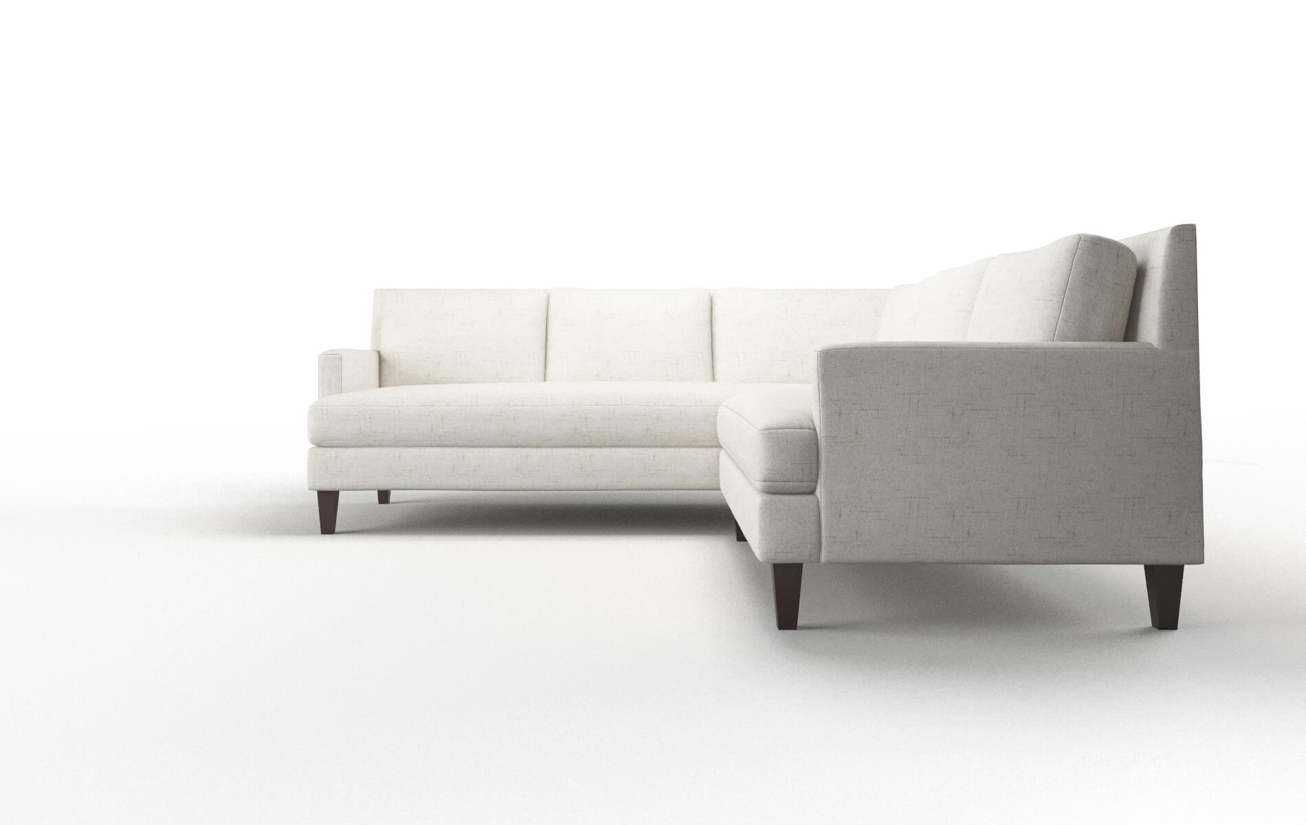 Marseille Oceanside Natural Sectional espresso legs 5
