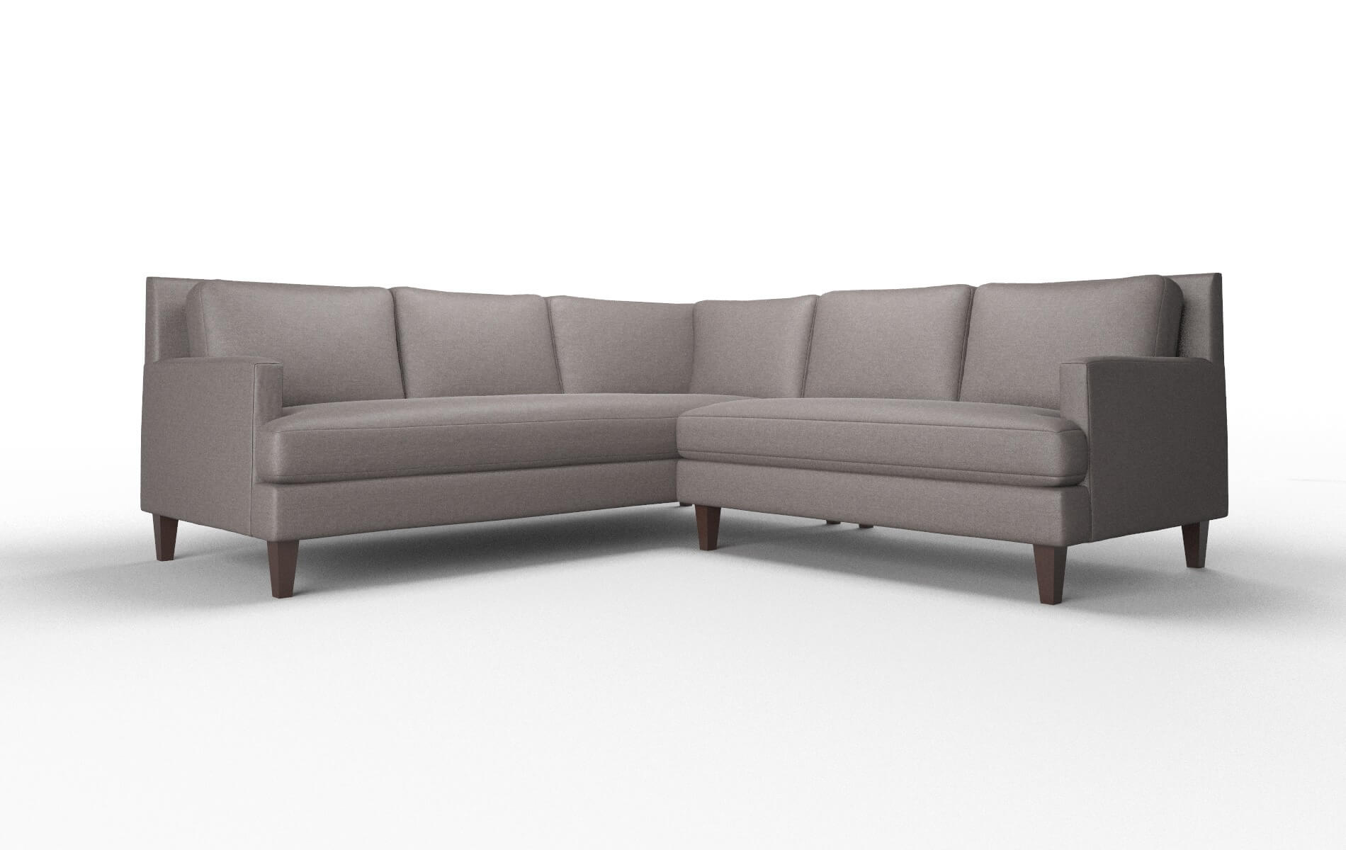 Marseille Oscar chocolate Sectional Espresso Legs  1