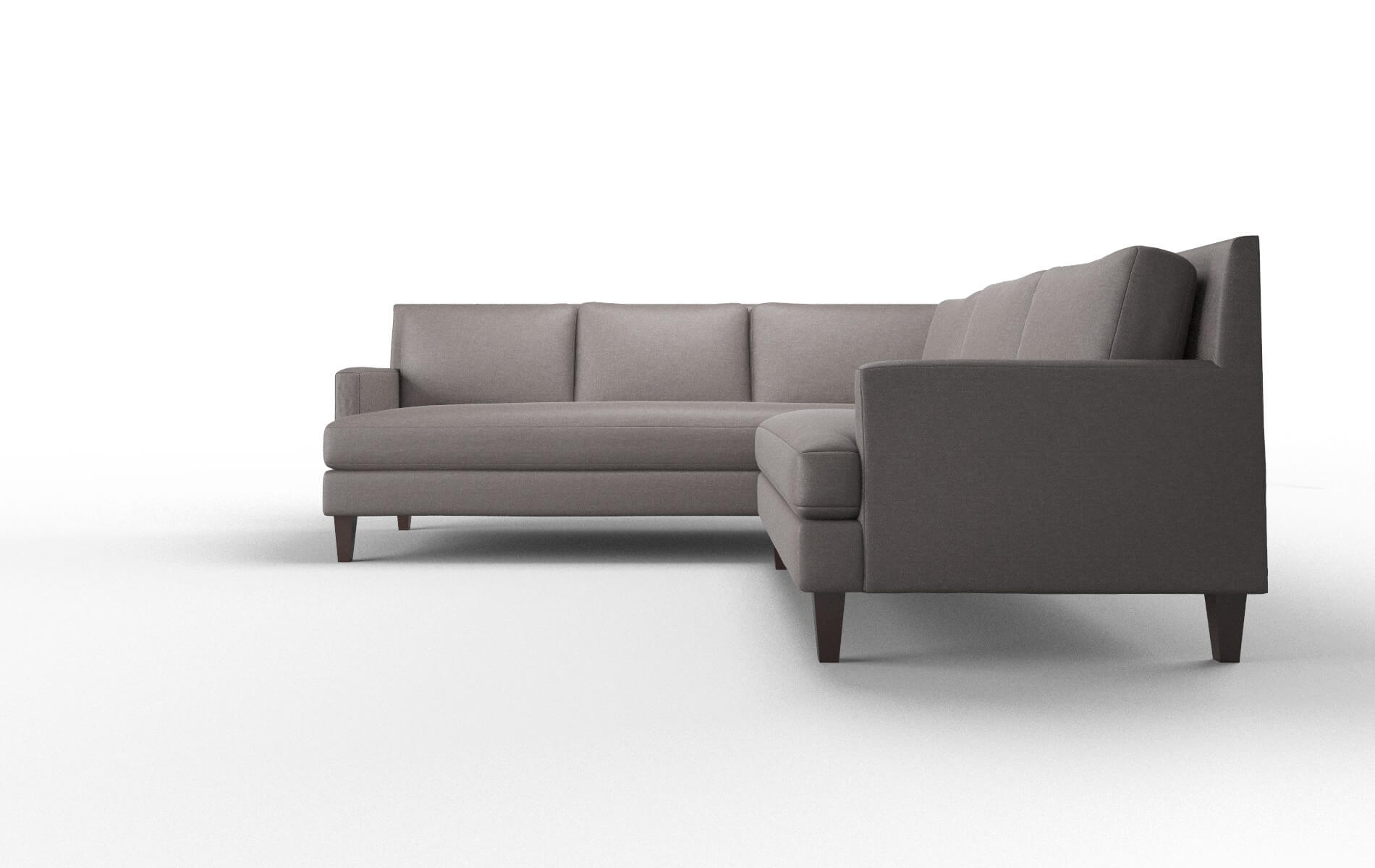 Marseille Oscar Chocolate Sectional espresso legs 5
