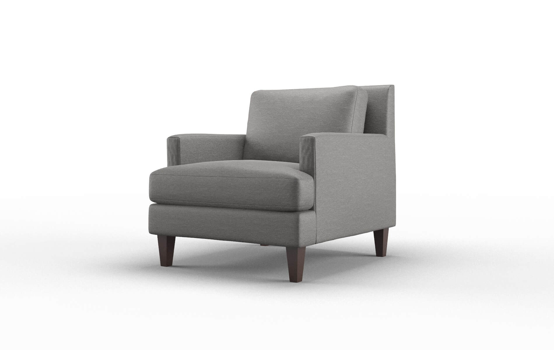Marseille Oscar Grey Chair espresso legs 4