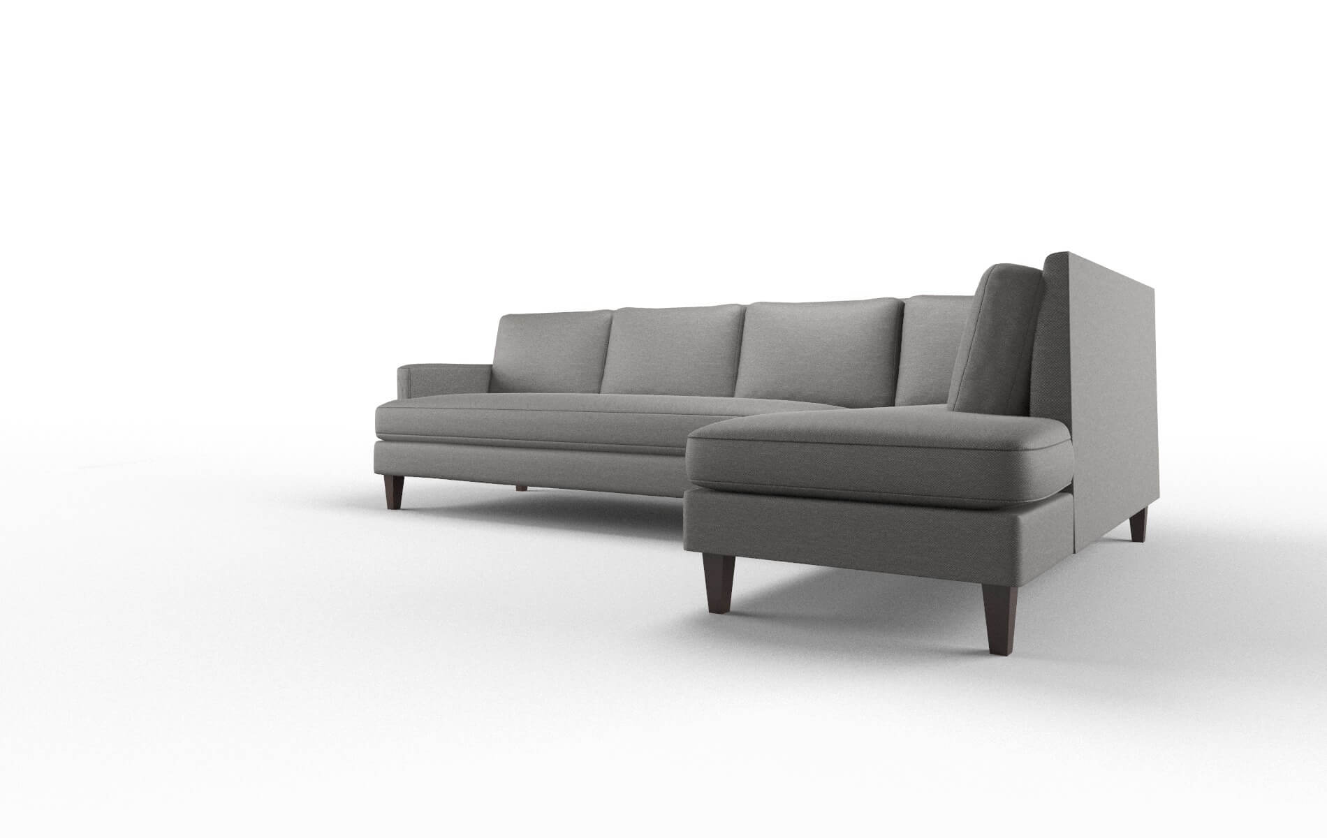 Marseille Oscar Grey Panel espresso legs 4