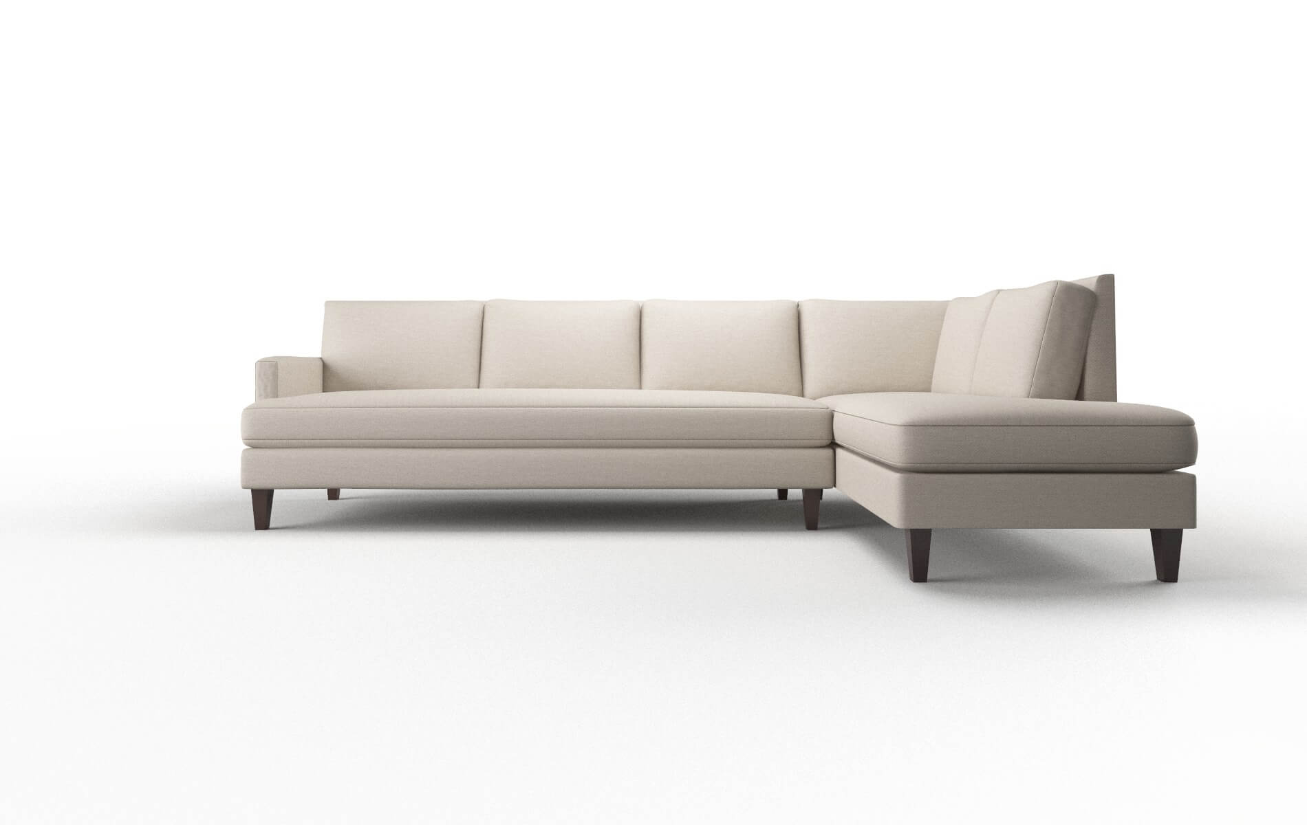 Marseille Oscar Linen Panel espresso legs 1
