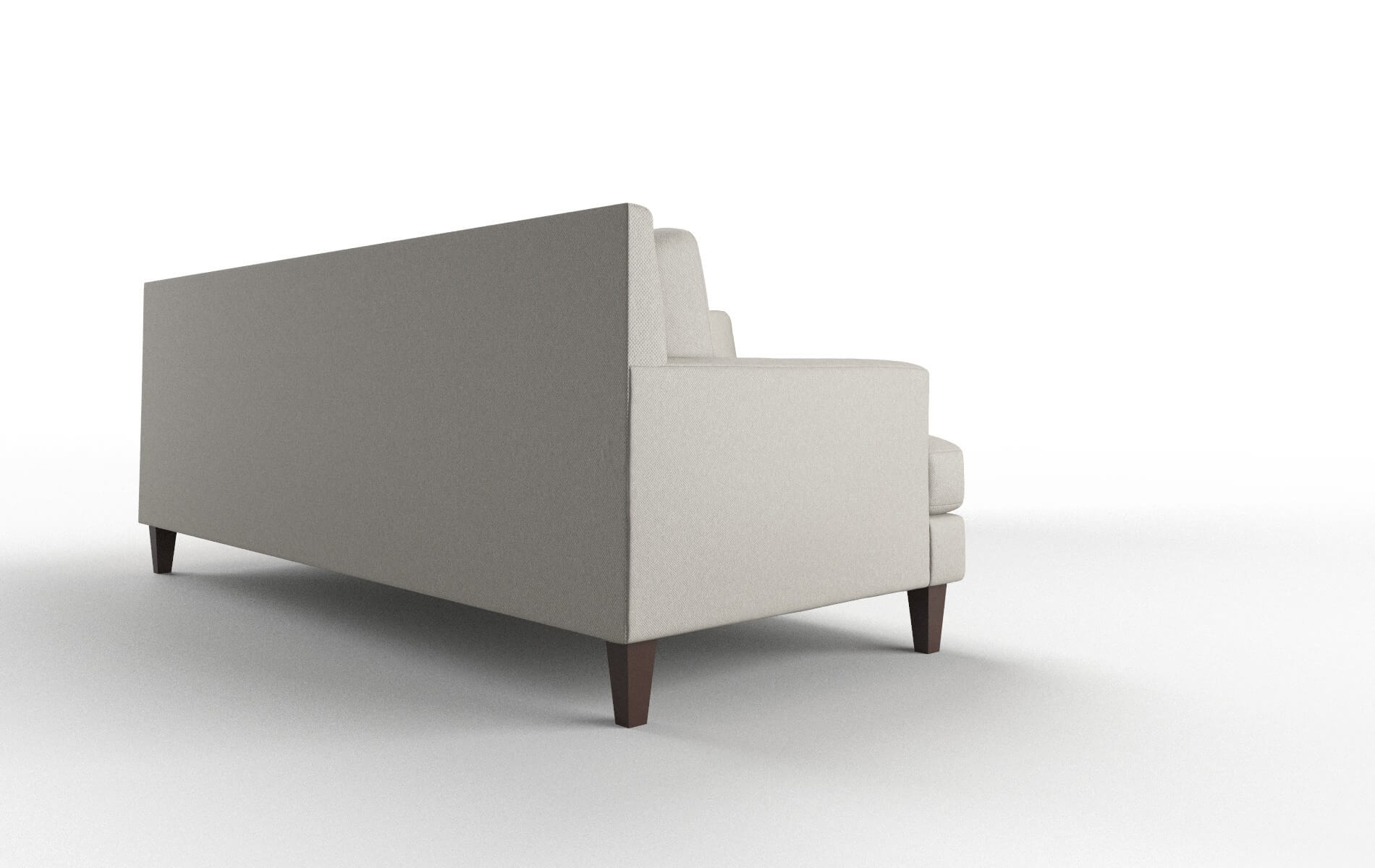 Marseille Oscar Silver Sectional espresso legs 3