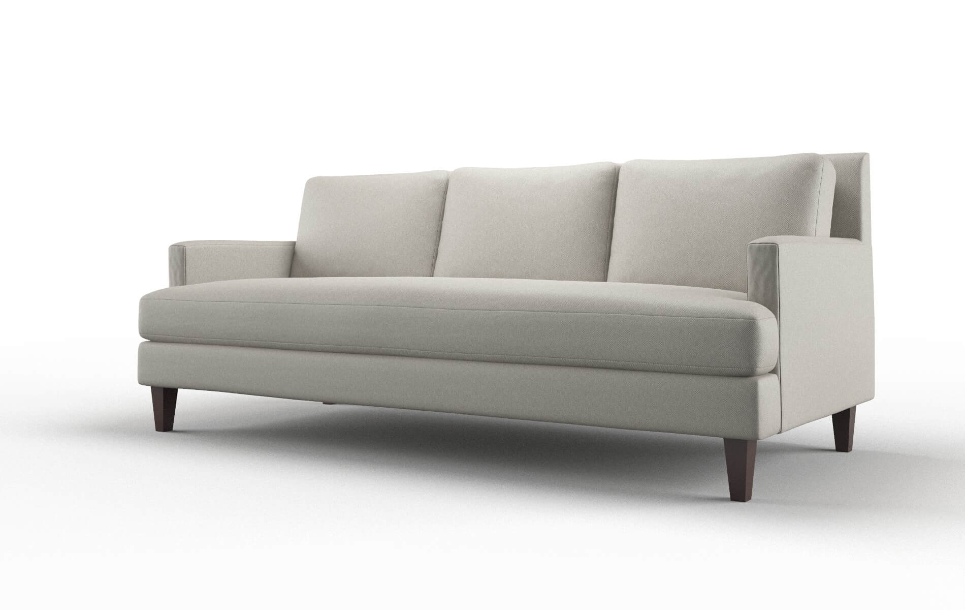 Marseille Oscar Silver Sofa espresso legs 4