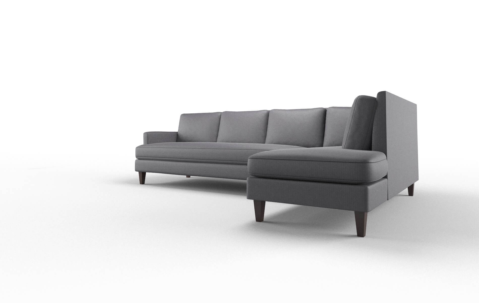 Marseille Parker Charcoal Panel espresso legs 4