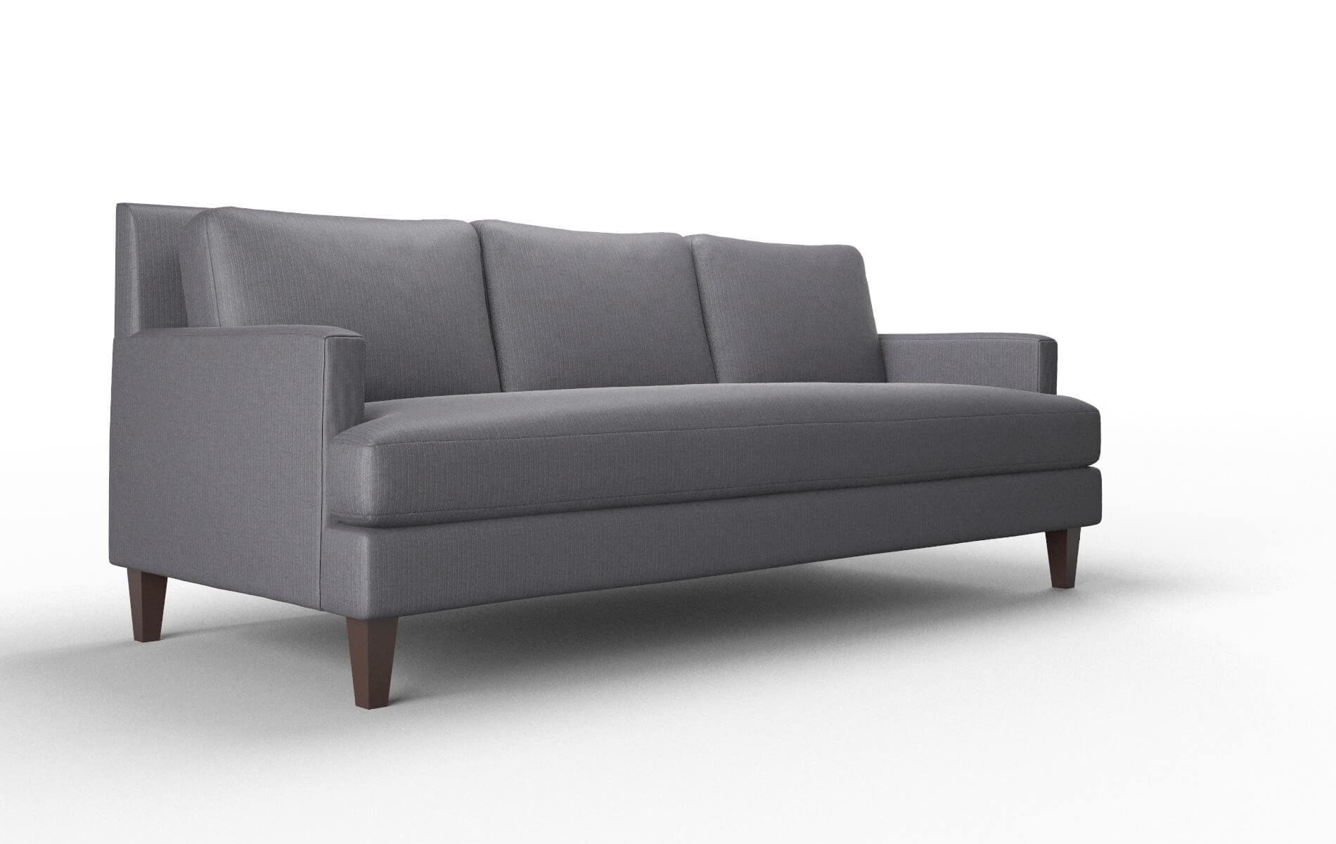 Marseille Parker Charcoal Sofa espresso legs 2