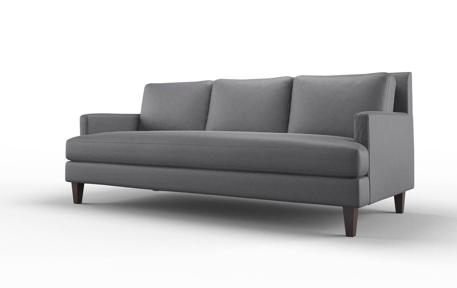 Marseille Parker Charcoal Sofa espresso legs 4