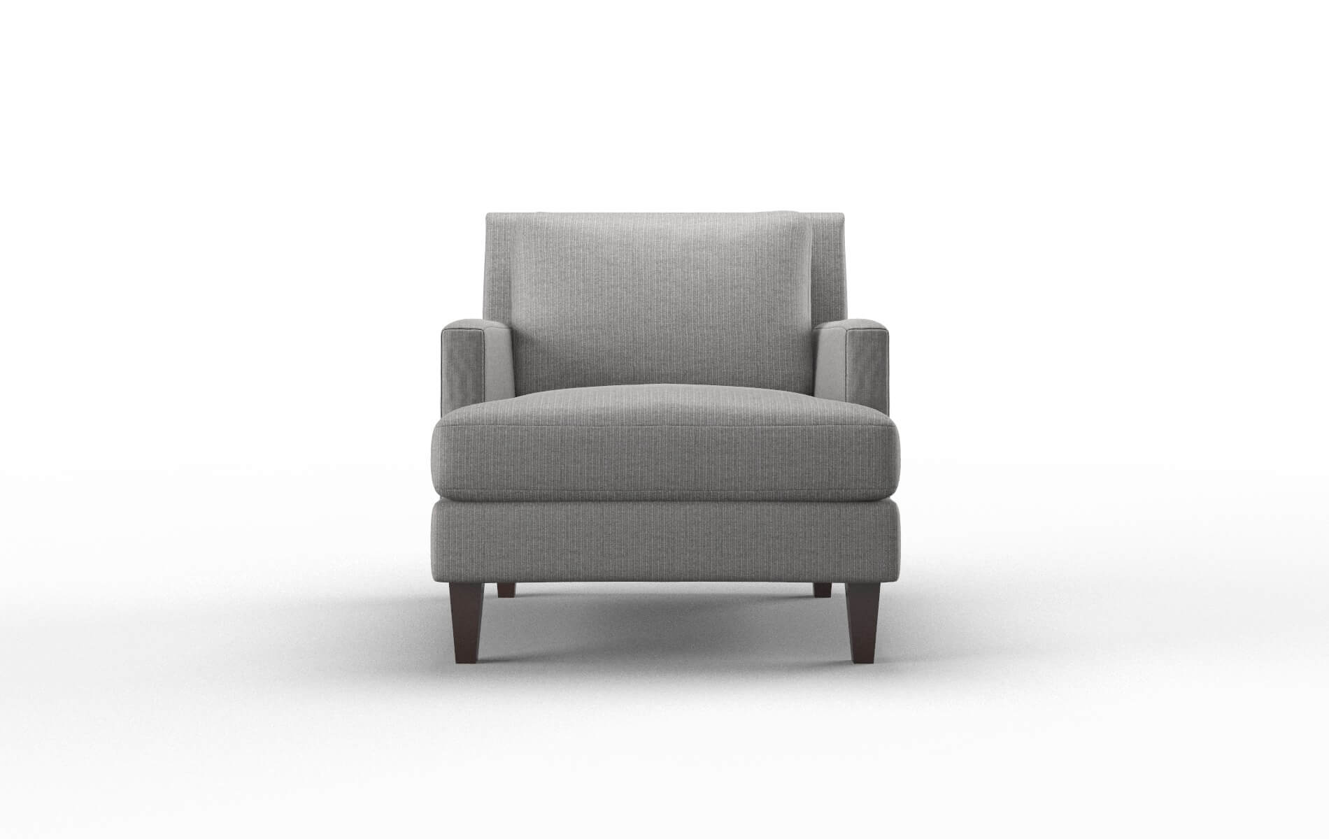 Marseille Parker Graphite Chair espresso legs 1