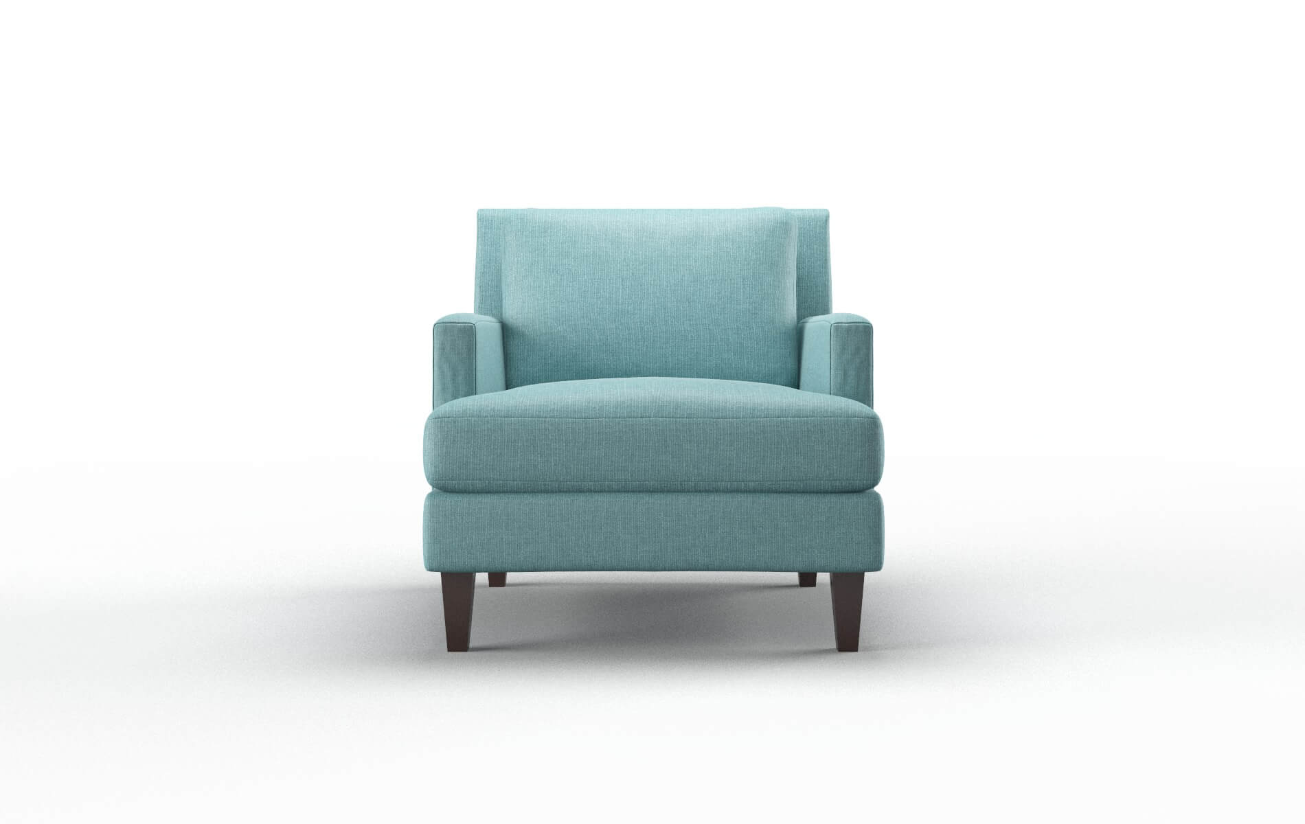 Marseille Parker Turquoise Chair espresso legs 1