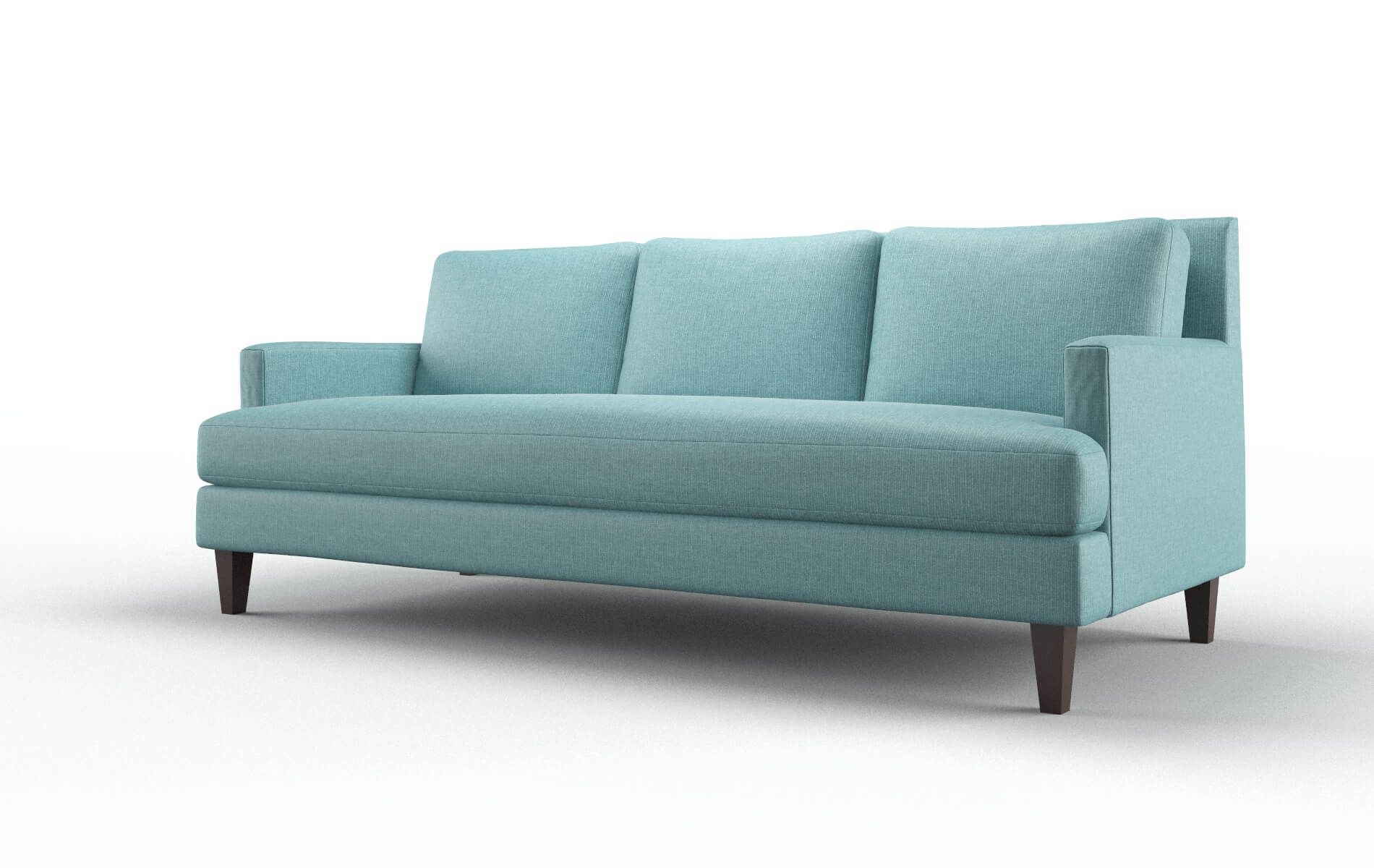 Marseille Parker Turquoise Sofa espresso legs 4
