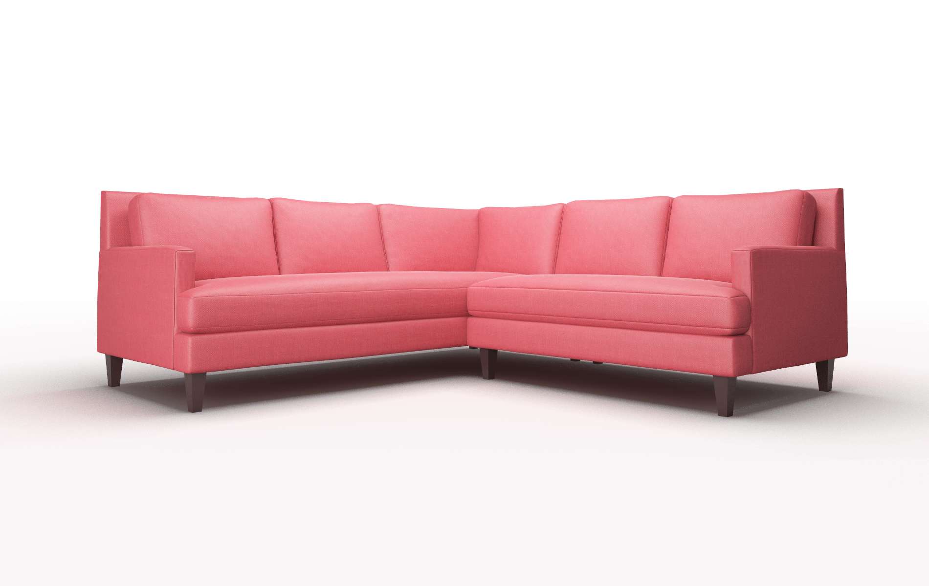 Marseille Pauline Ruby Sectional espresso legs 1