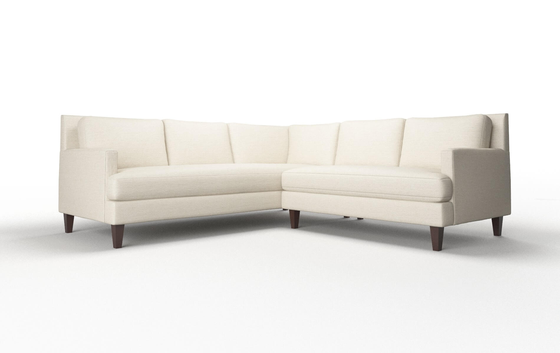 Marseille Phoenix Birch Sectional espresso legs 1