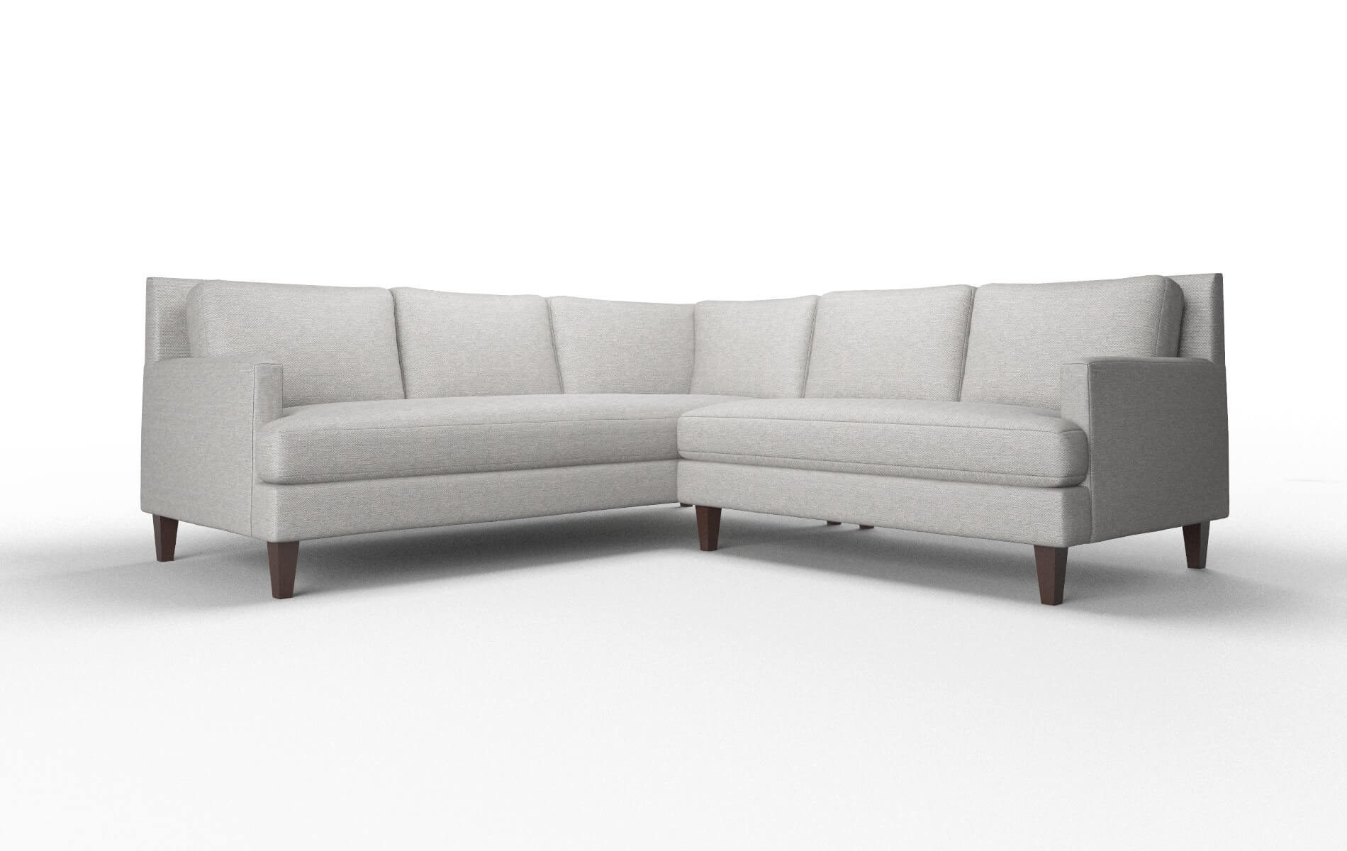Marseille Phoenix Smoke Sectional espresso legs 1