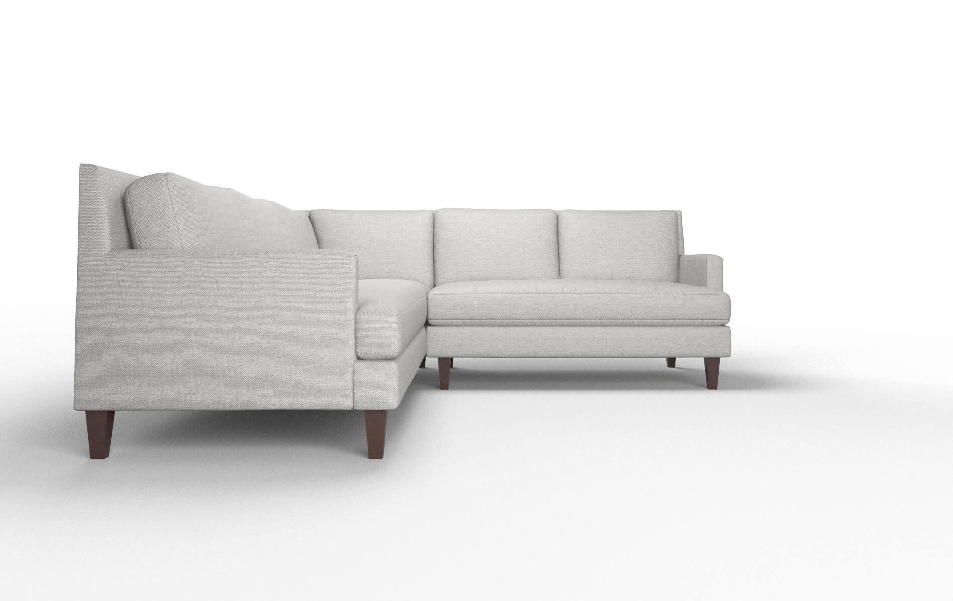 Marseille Phoenix Smoke Sectional espresso legs 2