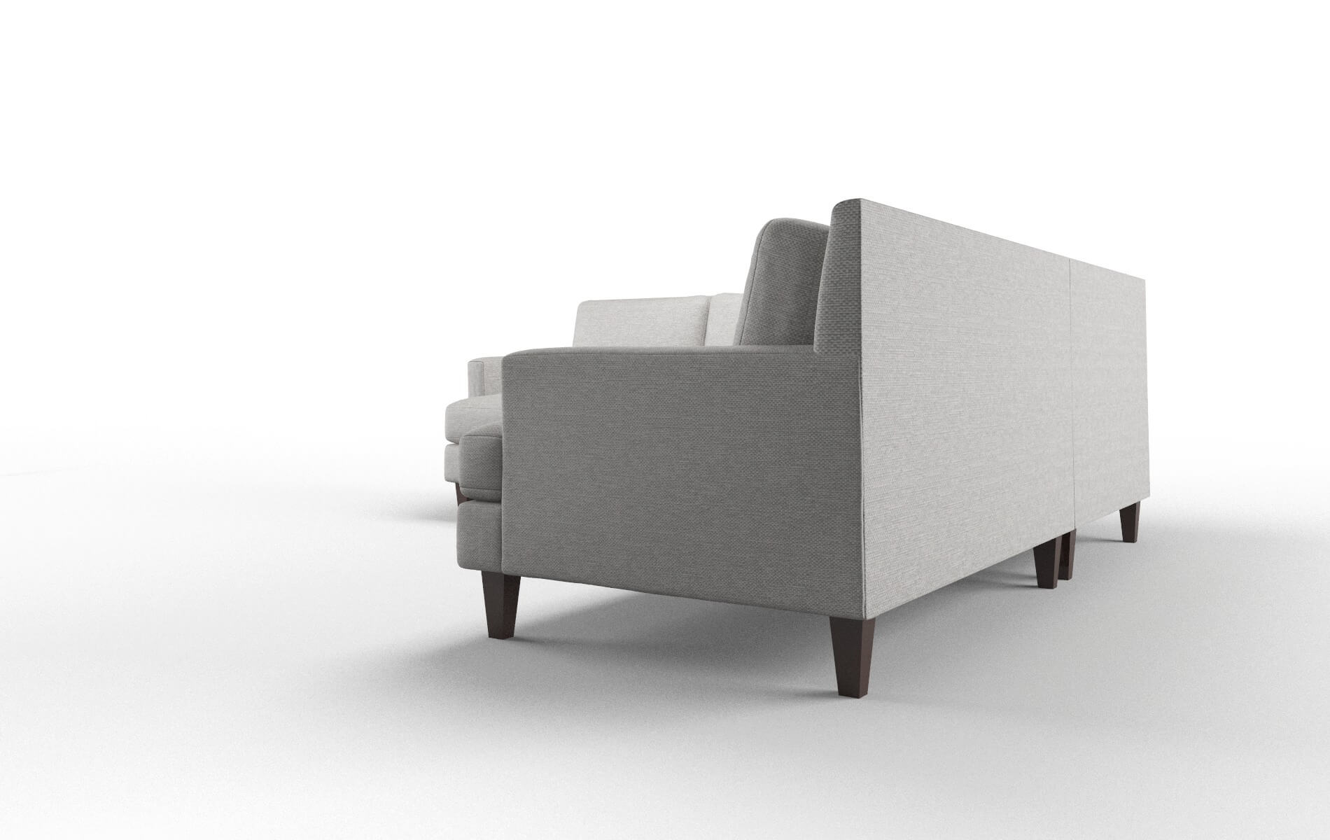 Marseille Phoenix Smoke Sectional espresso legs 4