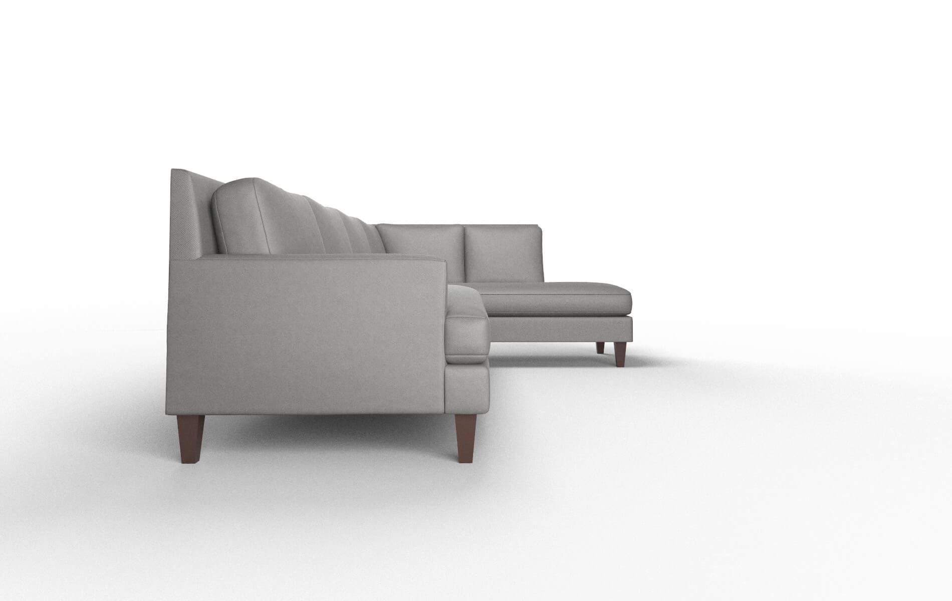 Marseille Rocket Charcoal Panel espresso legs 3