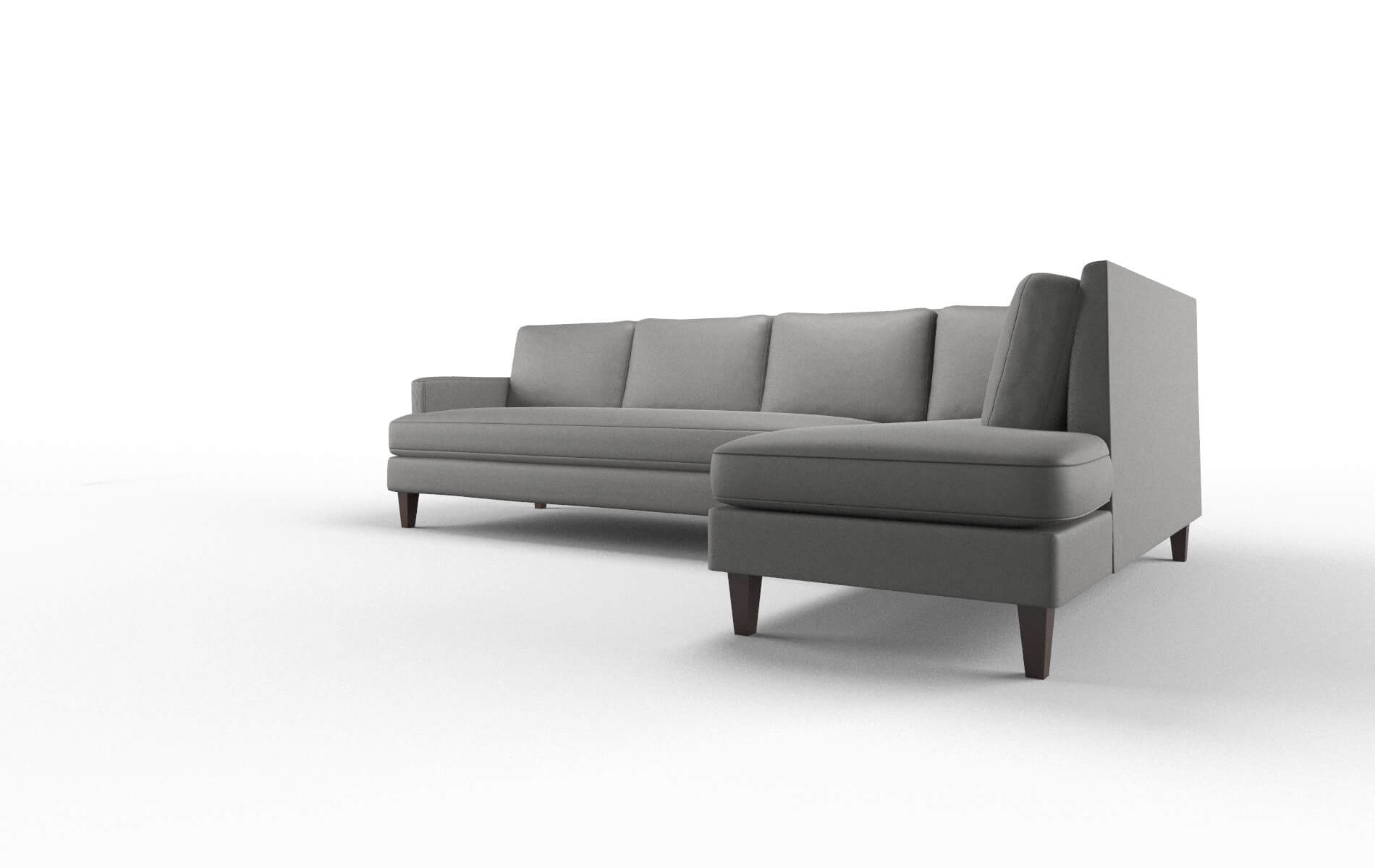 Marseille Rocket Charcoal Panel espresso legs 4