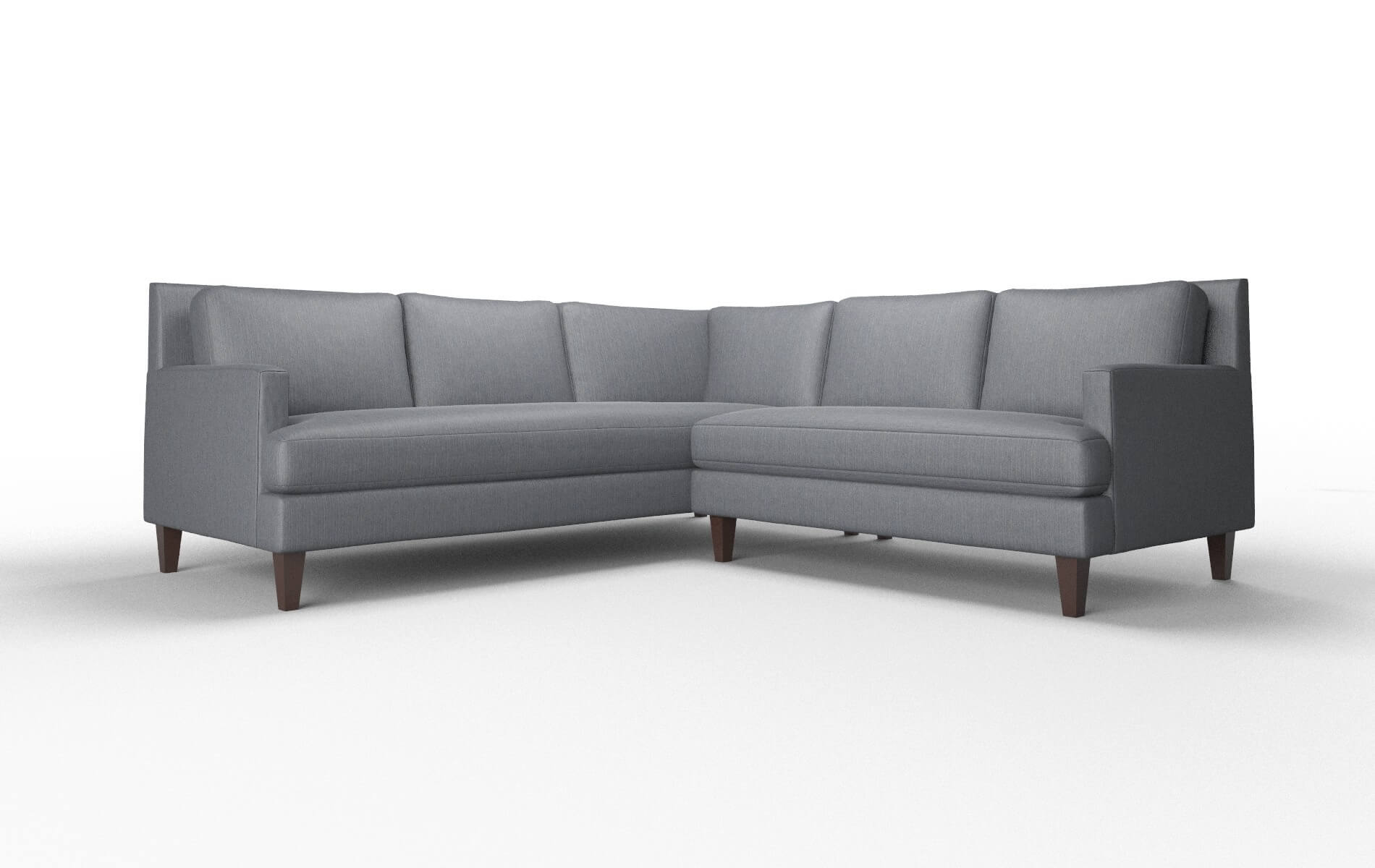 Marseille Rocket Eclipse Sectional espresso legs 1