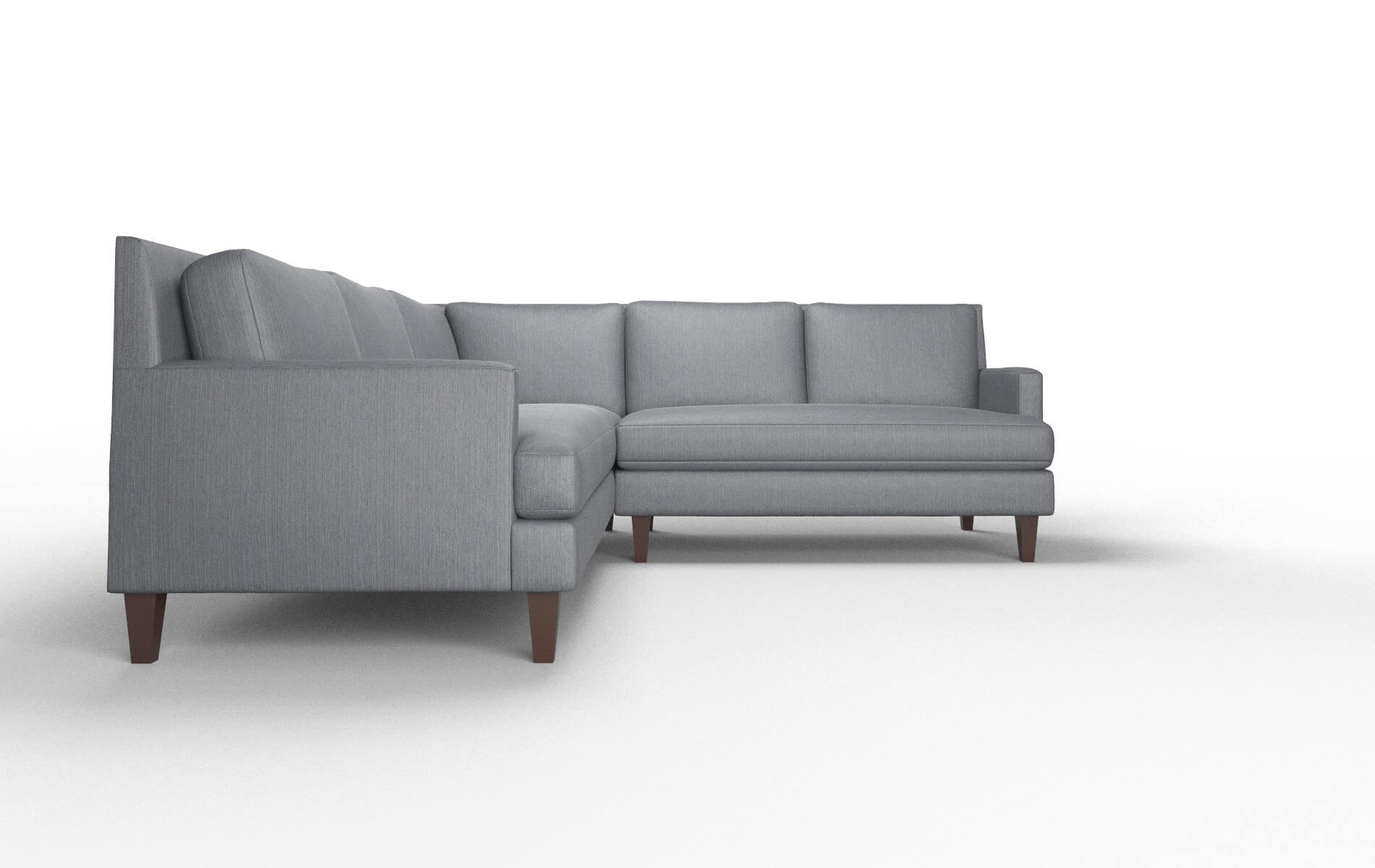 Marseille Rocket Eclipse Sectional espresso legs 2