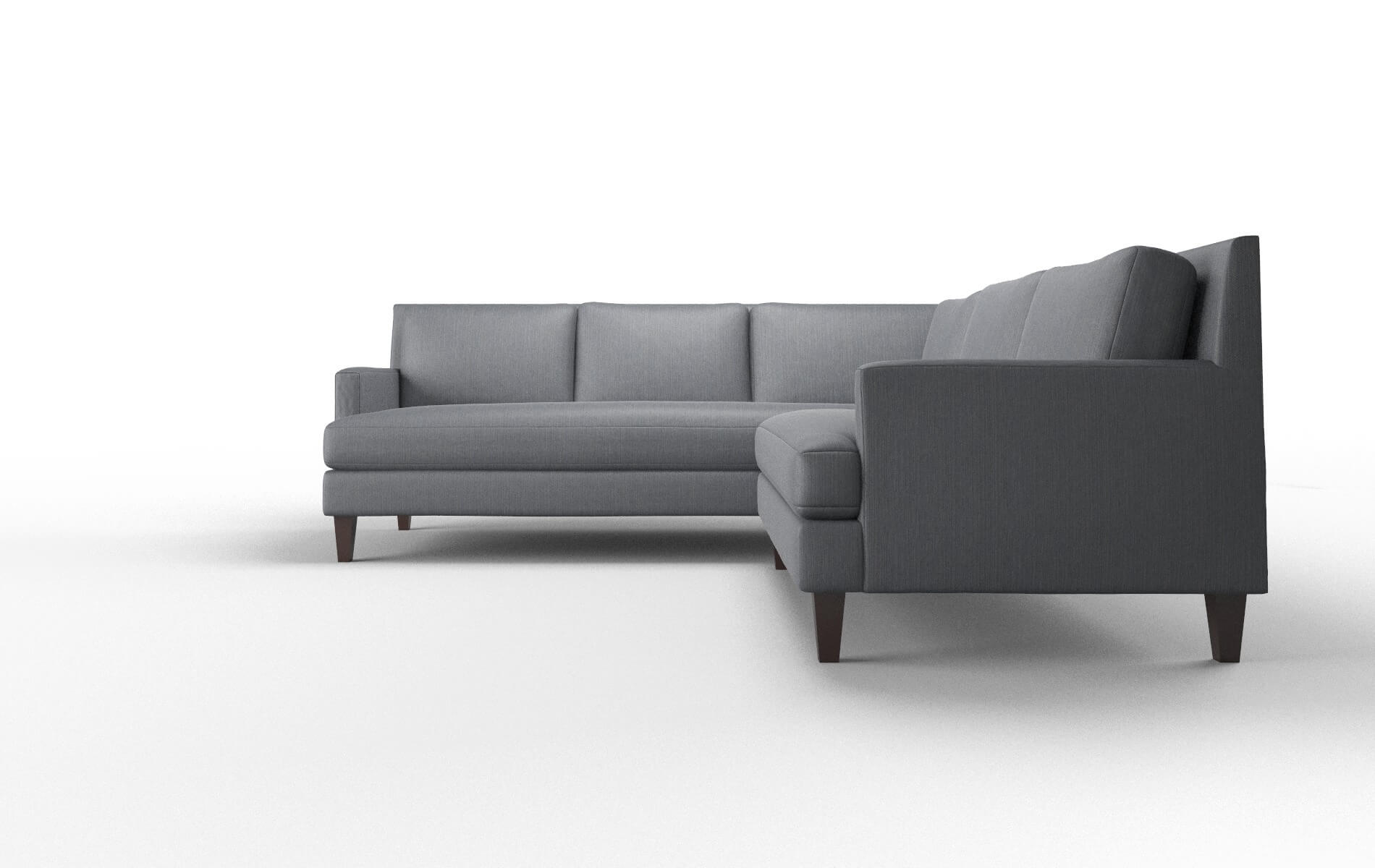 Marseille Rocket Eclipse Sectional espresso legs 5
