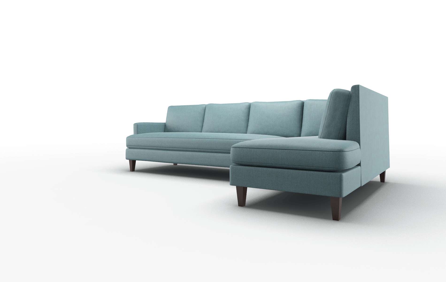 Marseille Rocket Peacock Panel espresso legs 4