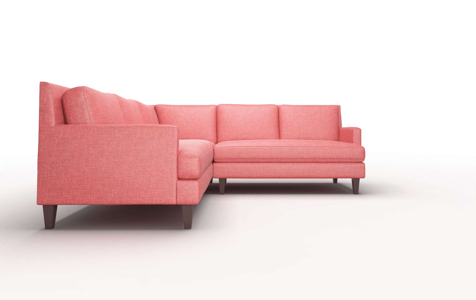 Marseille Royale Berry Sectional espresso legs 2
