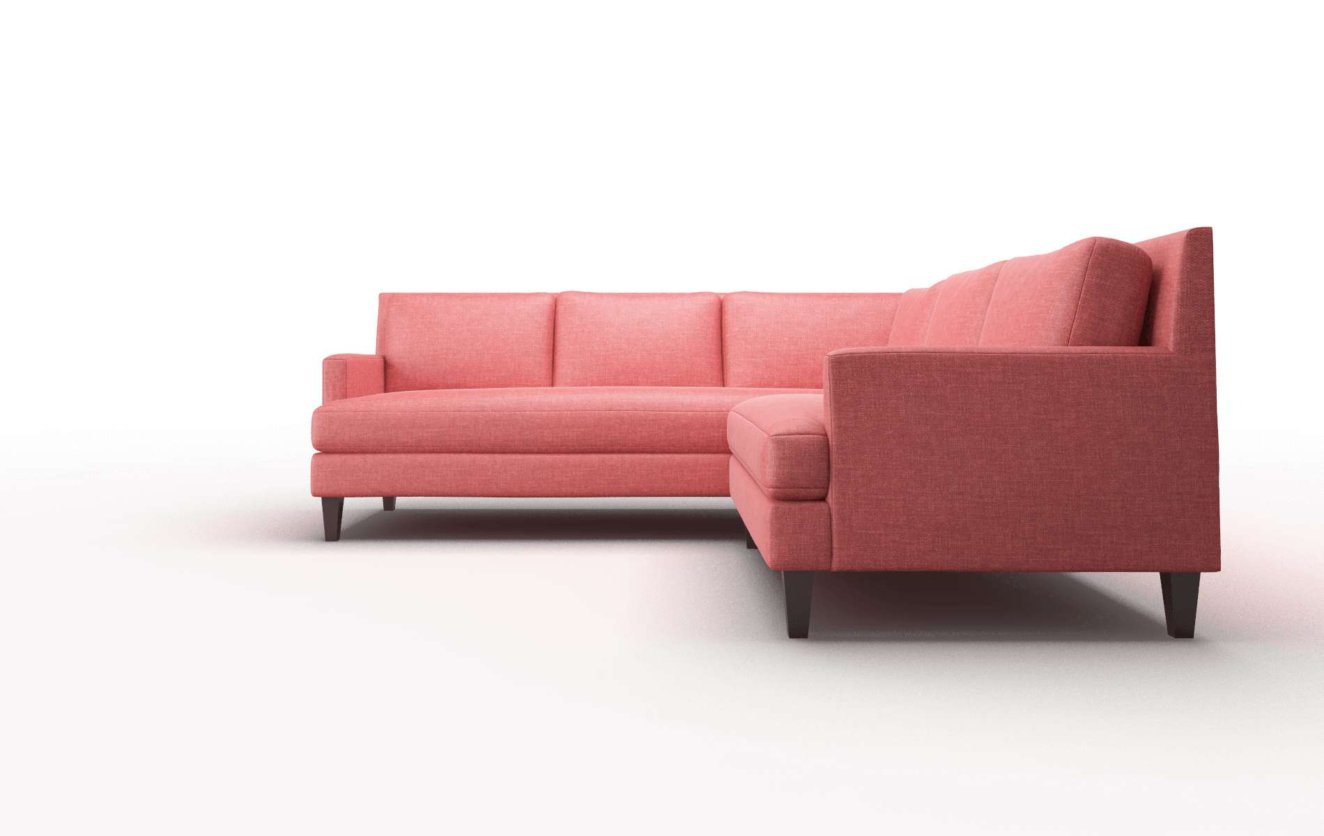 Marseille Royale Berry Sectional espresso legs 5