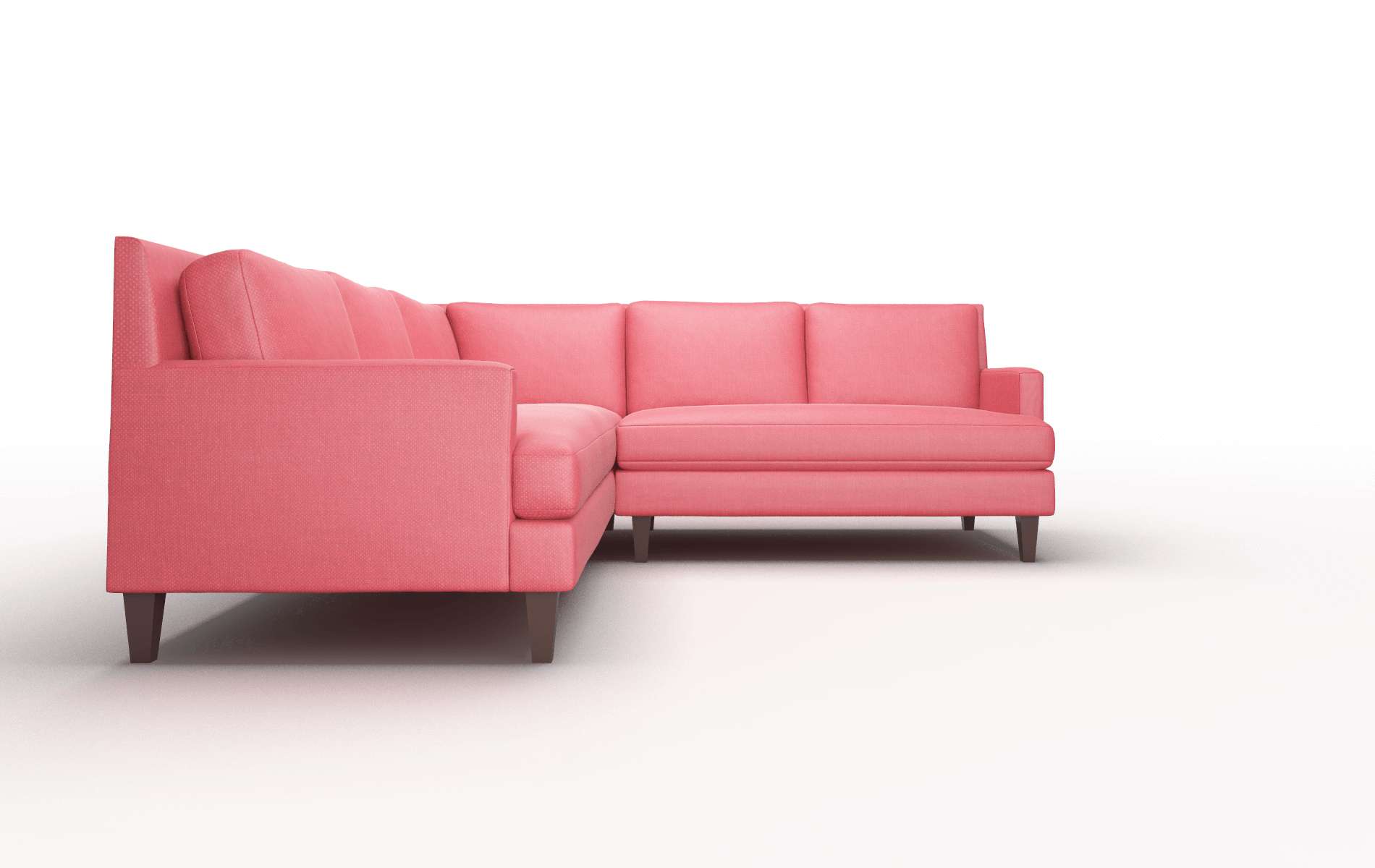 Marseille Sorrento Berry Sectional espresso legs 2