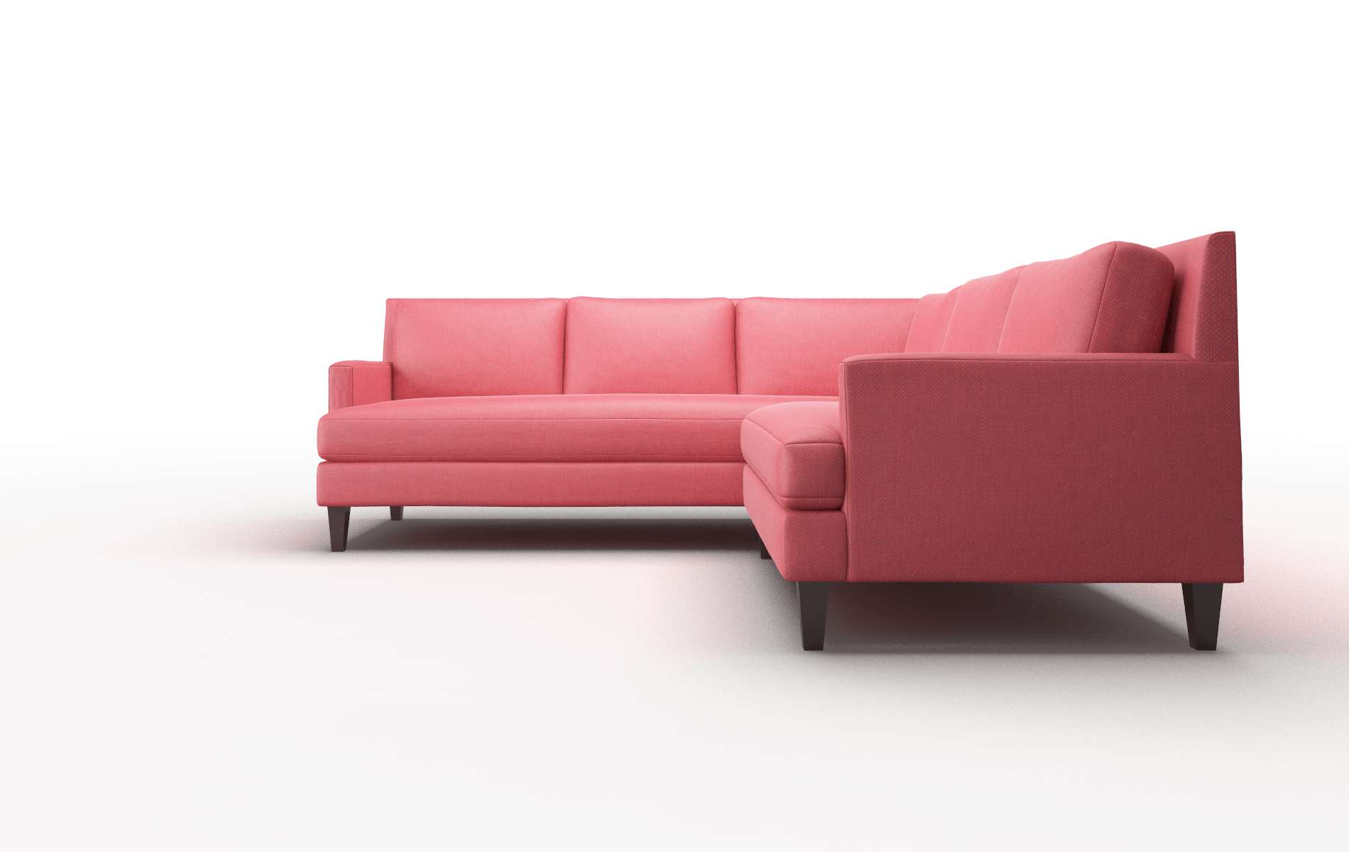 Marseille Sorrento Berry Sectional espresso legs 5