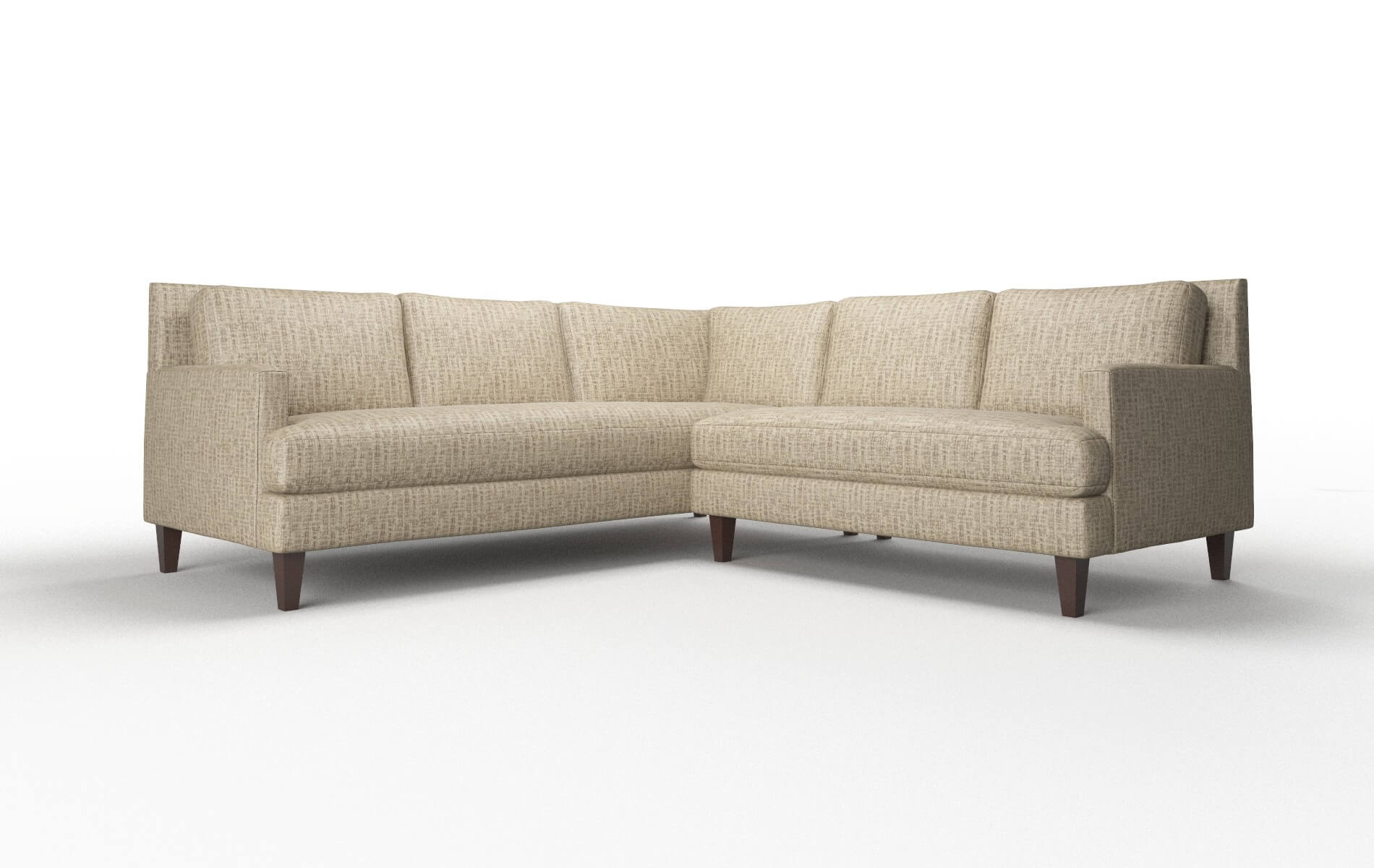 Marseille Venus Mocha Sectional espresso legs 1
