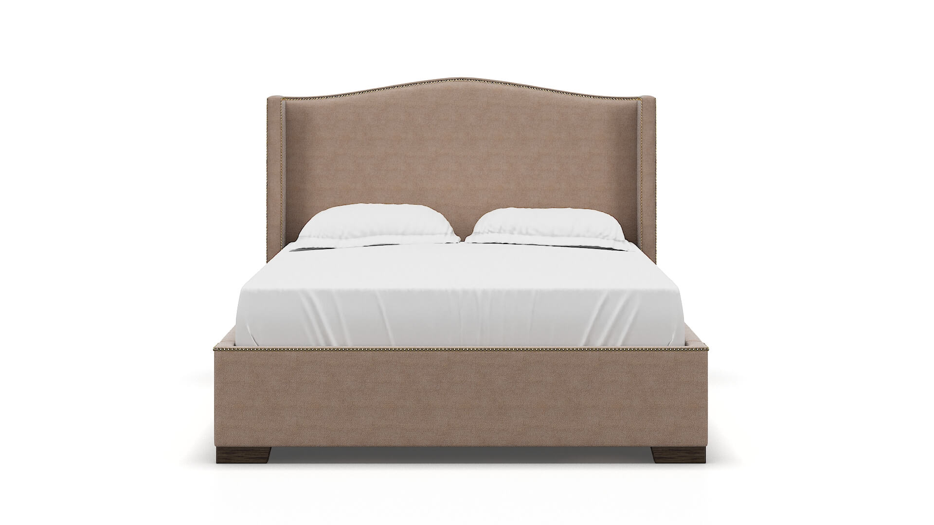 Maya Bella Pewter Bed espresso legs 1