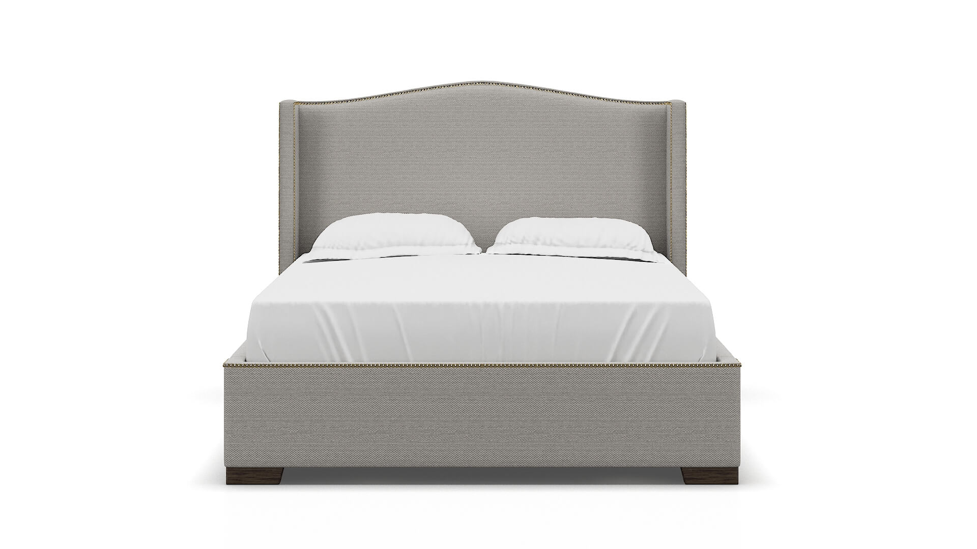 Maya Derby Grey Bed espresso legs 1