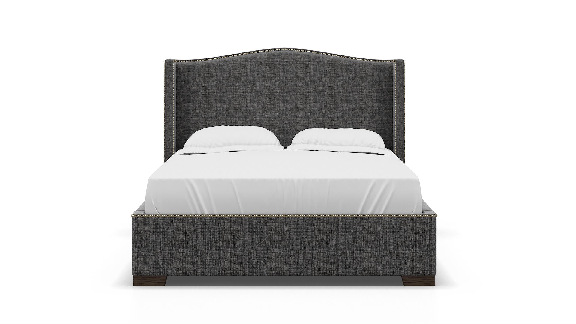 Maya Insight Charcoal Bed espresso legs 1