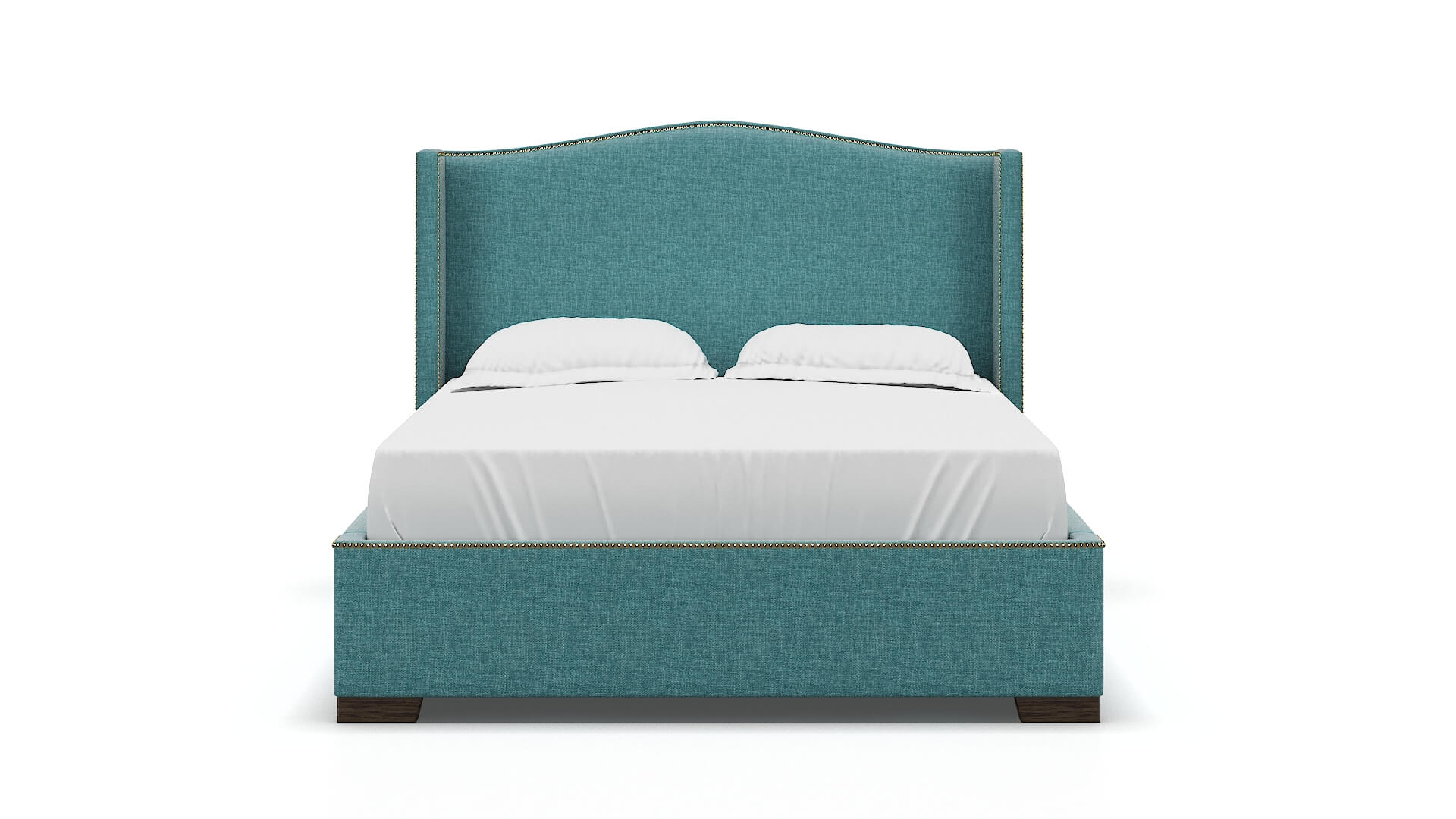 Maya Keylargo Teal Bed espresso legs 1
