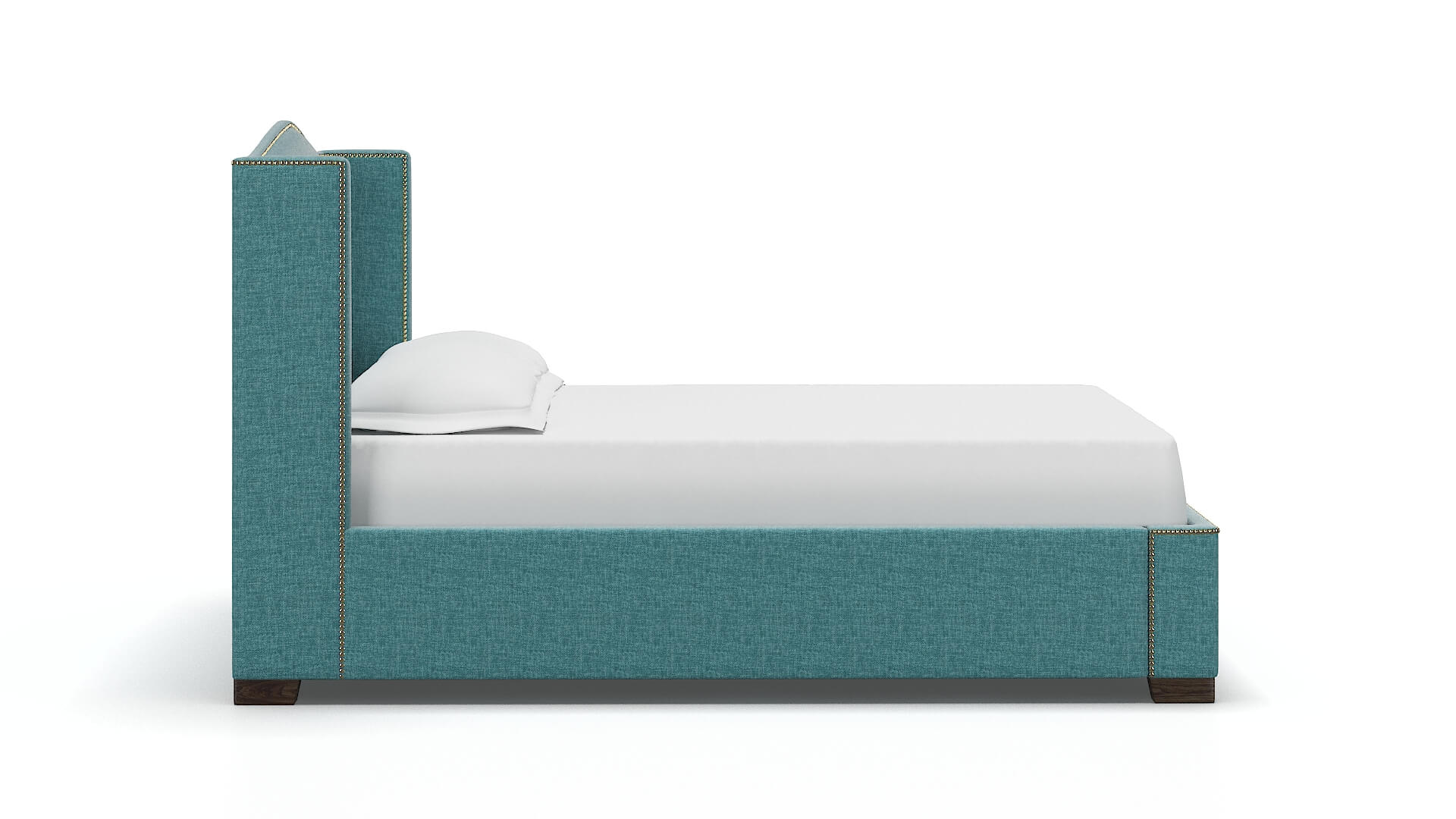 Maya Keylargo Teal Bed espresso legs 3