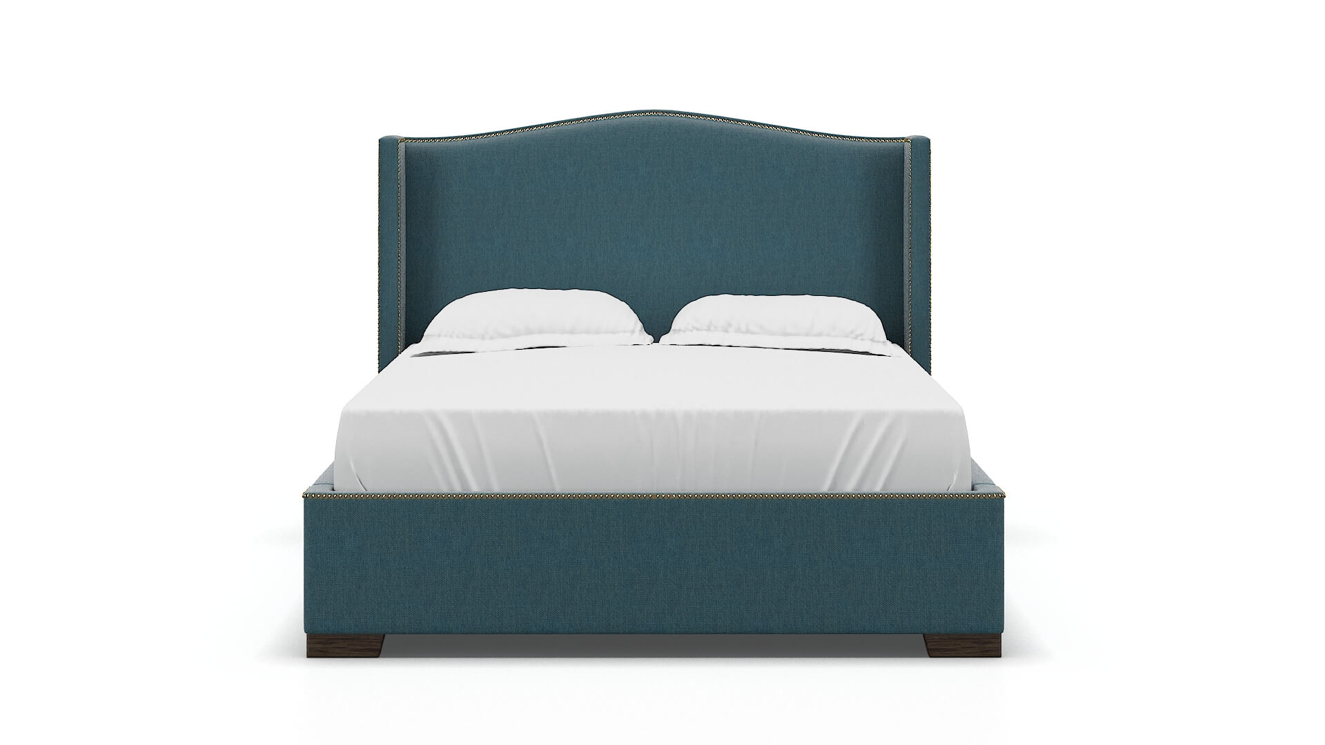 Maya Merit Peacock Bed espresso legs 1