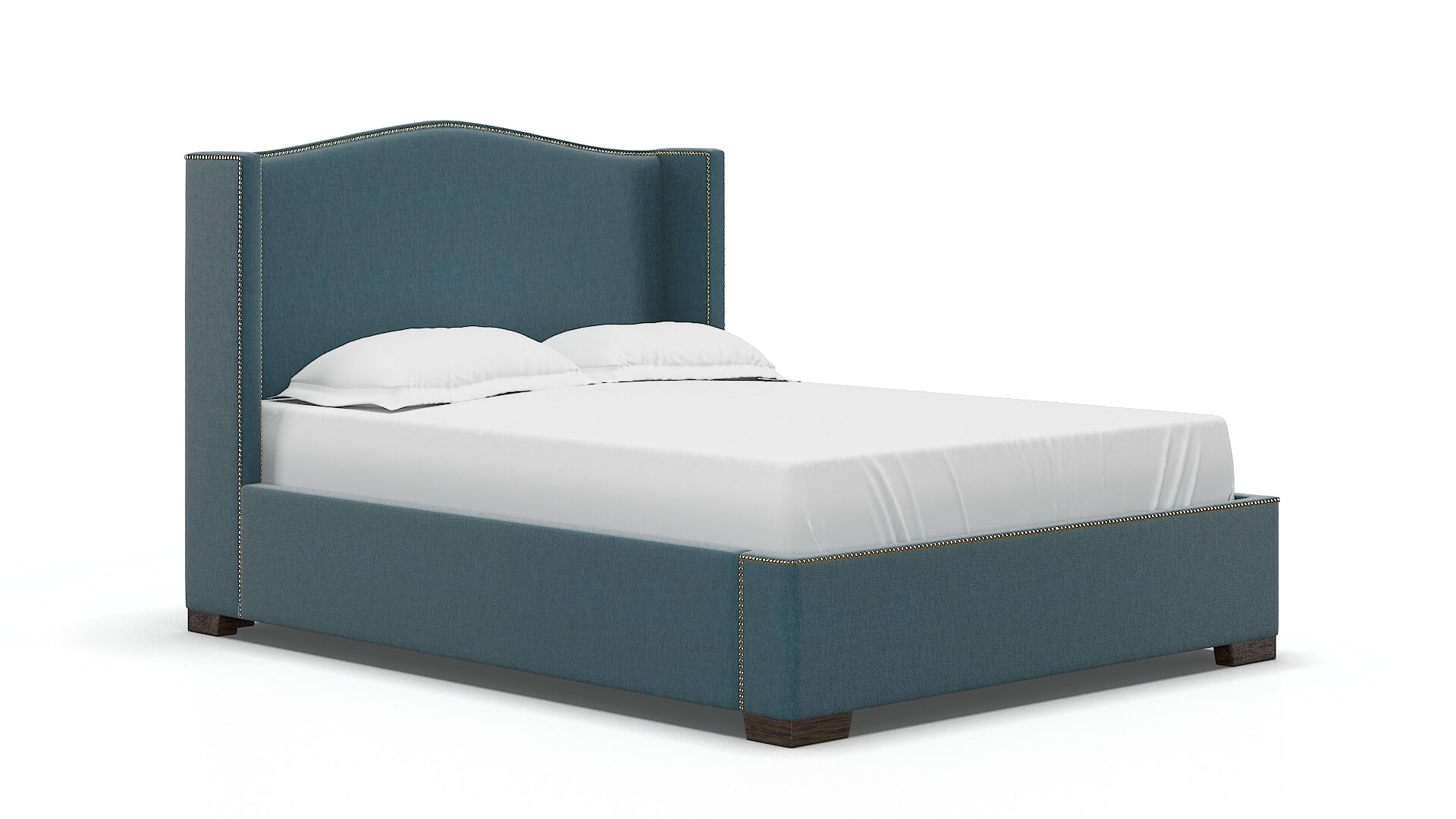 Maya Merit Peacock Bed espresso legs 2