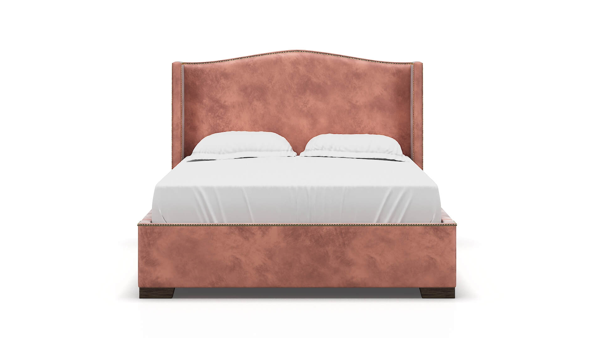 Maya Naples Blush Bed espresso legs 1